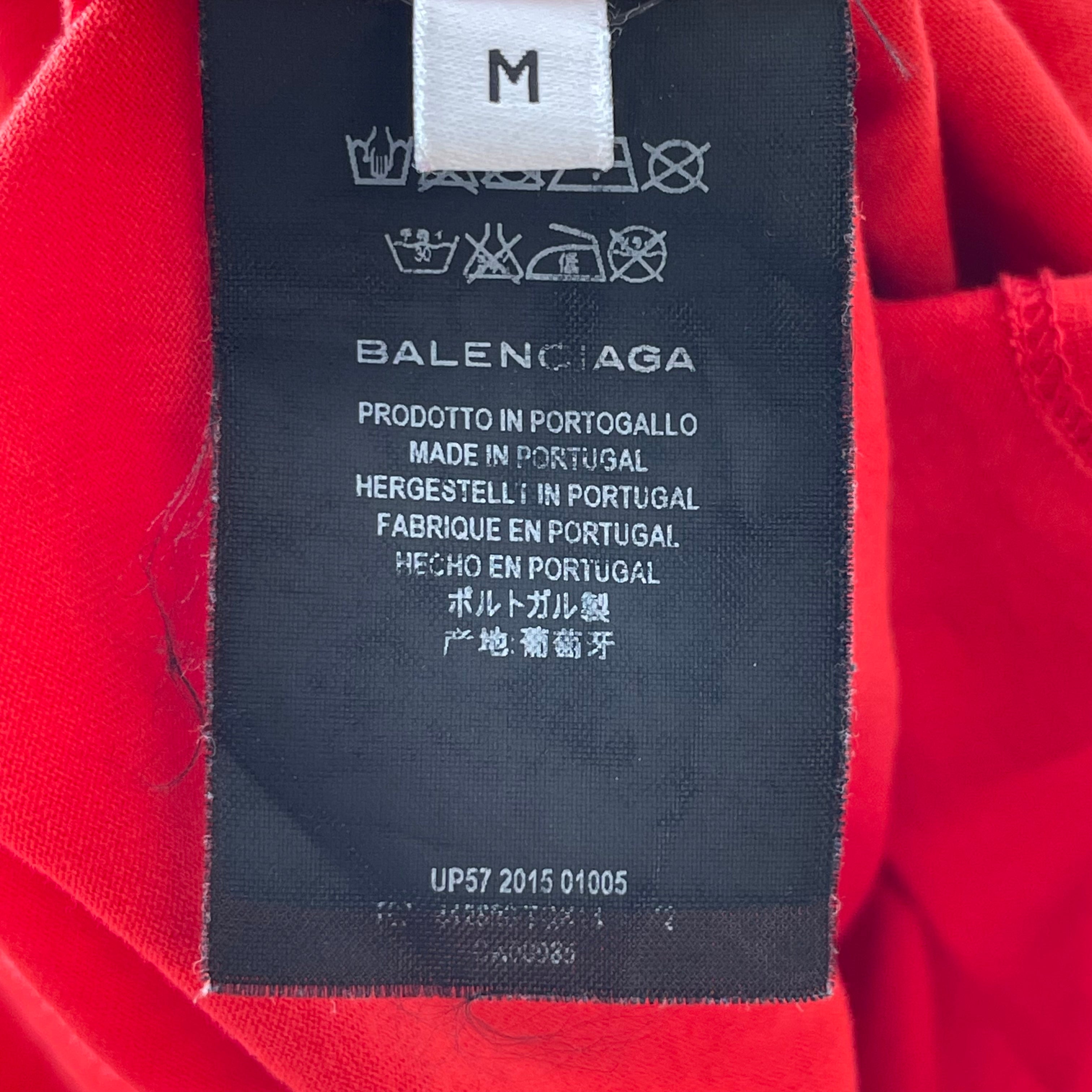 BALENCIAGA/LS T-Shirt/M/Cotton/BRW/DISTRESSED/GRAY LOGO view 6