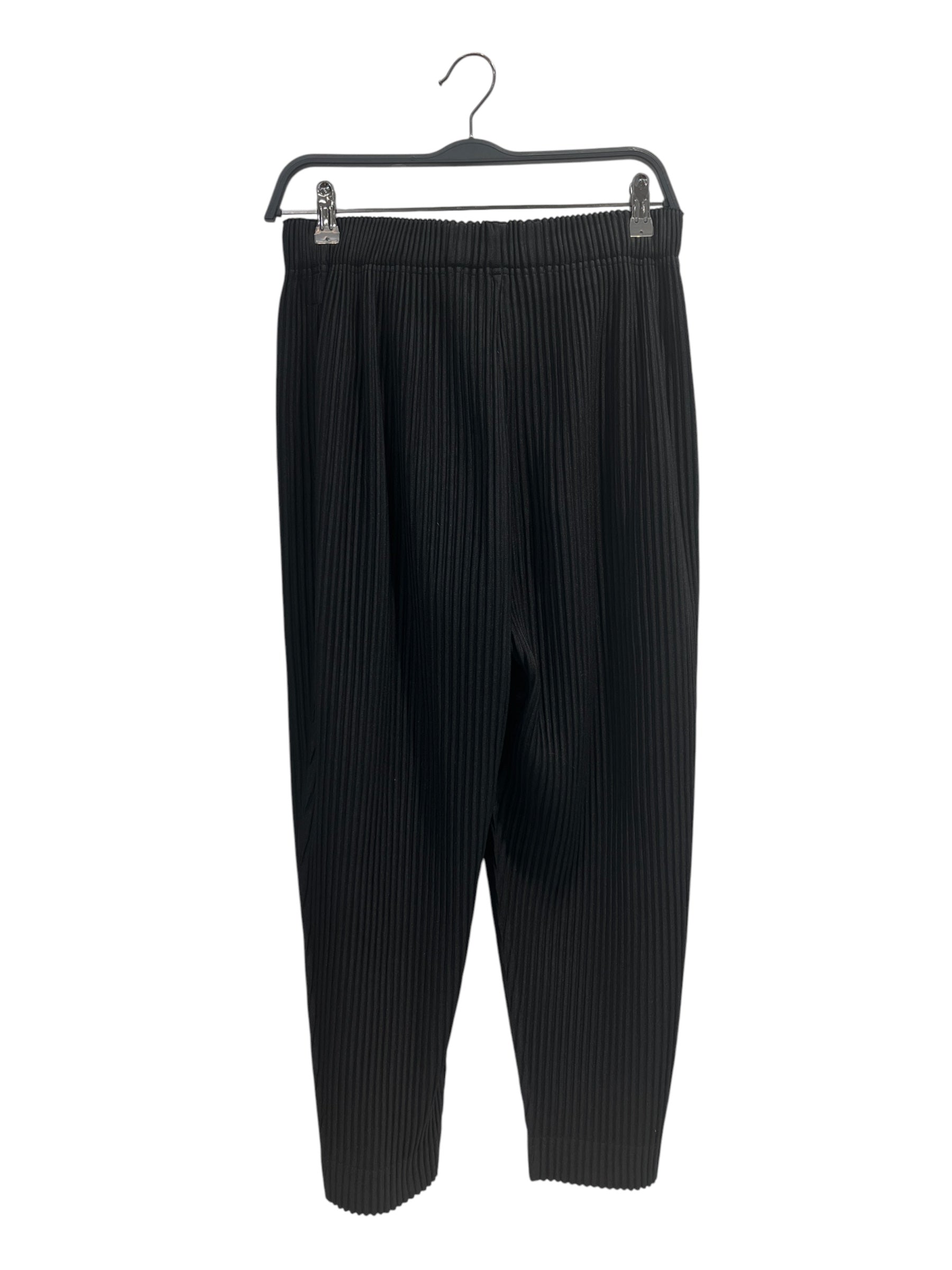HOMME PLISSE ISSEY MIYAKE/Pants/1/Polyester/BLK/PLEATED BOTTOMS view 2