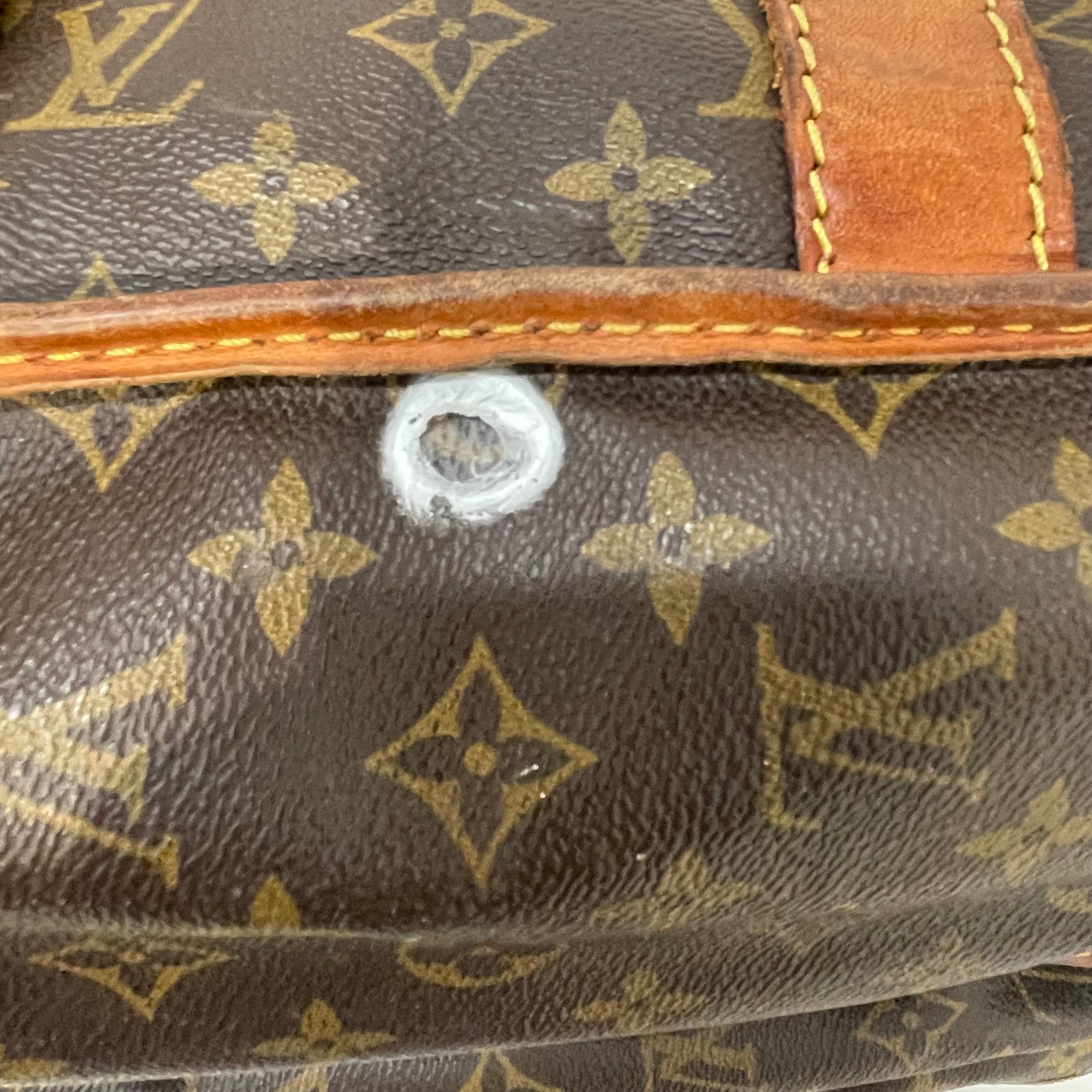 LOUIS VUITTON/Cross Body Bag/Monogram/Leather/BRW/MONOGRAM HUNTING BAG VINTAGE view 9