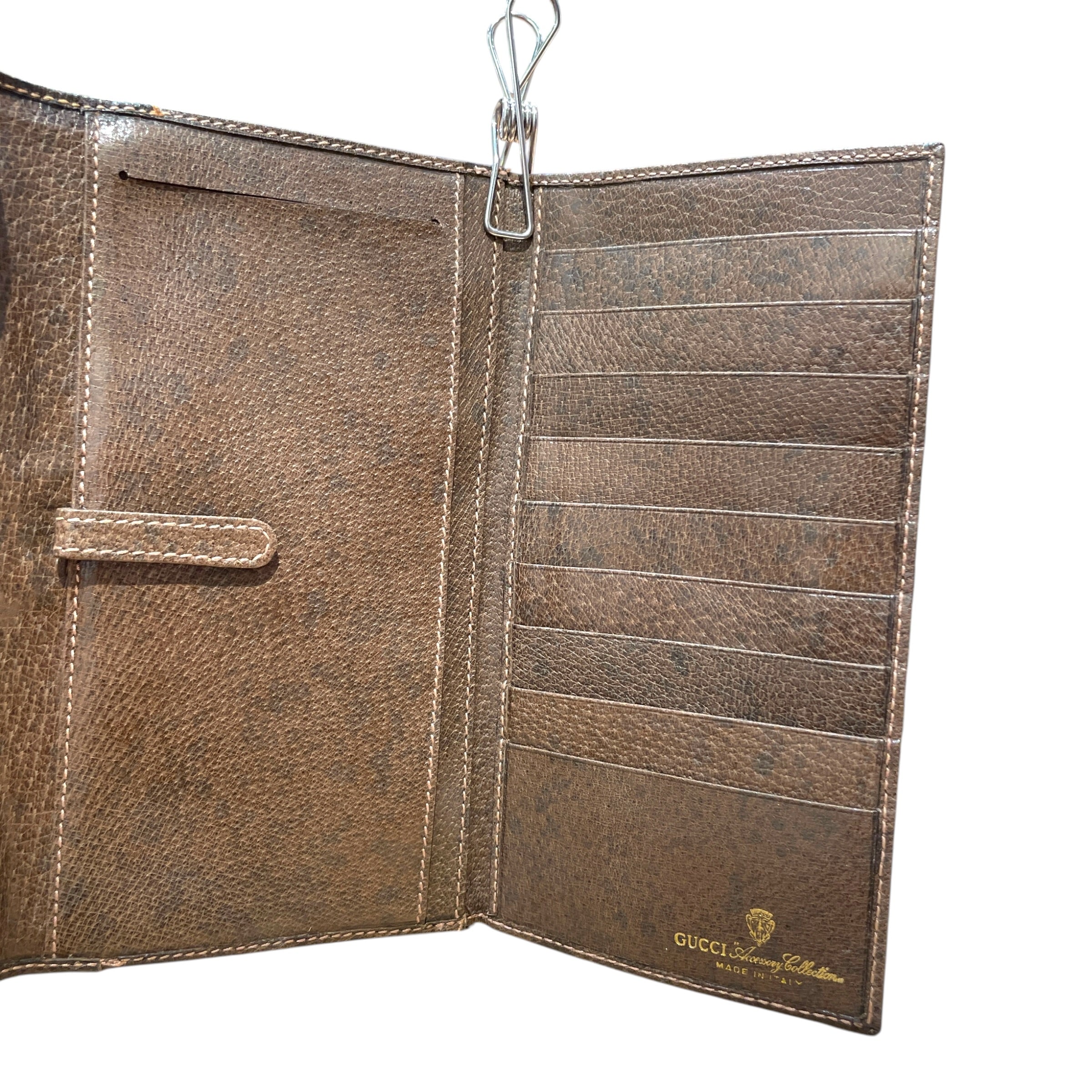GUCCI/Wallet/Monogram/Leather/BRW/Long Monogram Wallet view 6