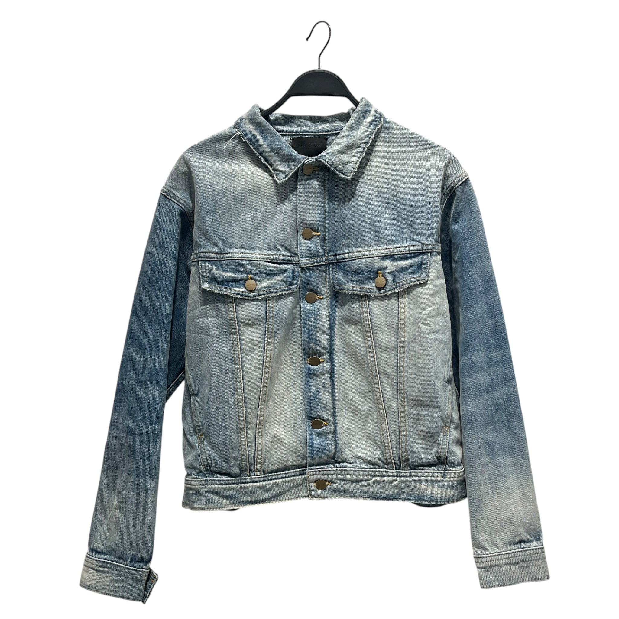 FEAR OF GOD/Denim Jkt/M/Denim/BLU/LIGHTWASH DENIM TRUCKER 6TH view 1