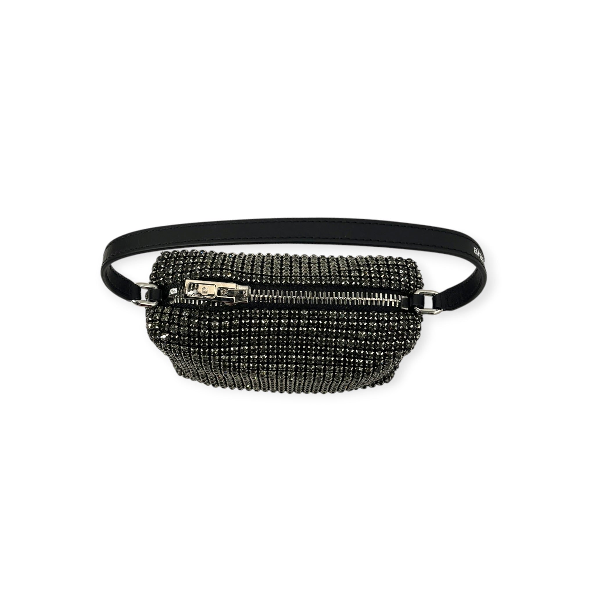 Alexander Wang/Hand Bag/Glitter/Polyester/BLK/CRYSTAL MESH HEIRESS POUCH view 6