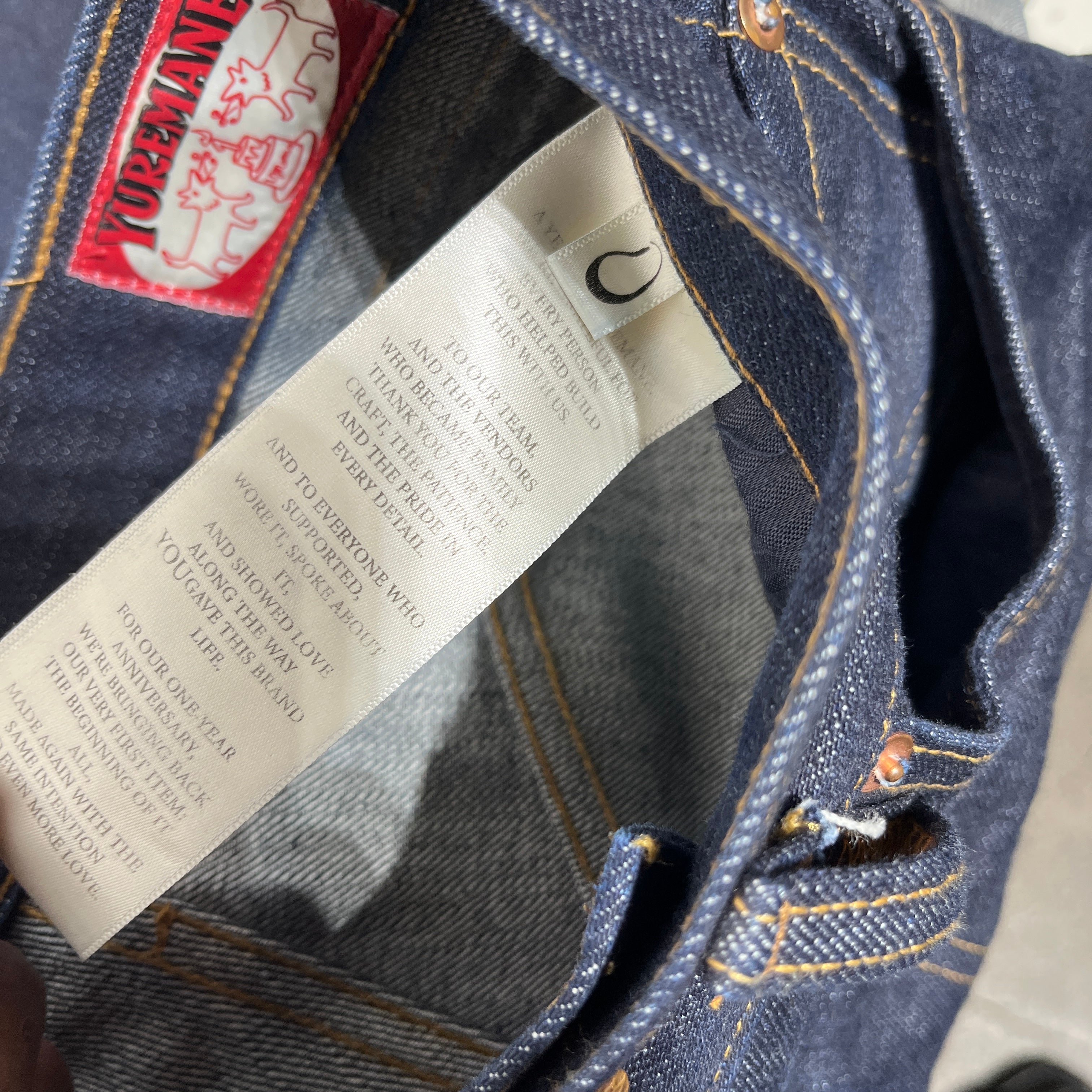Yuremane/Pants/0/Denim/NVY/big boy selvedge view 7