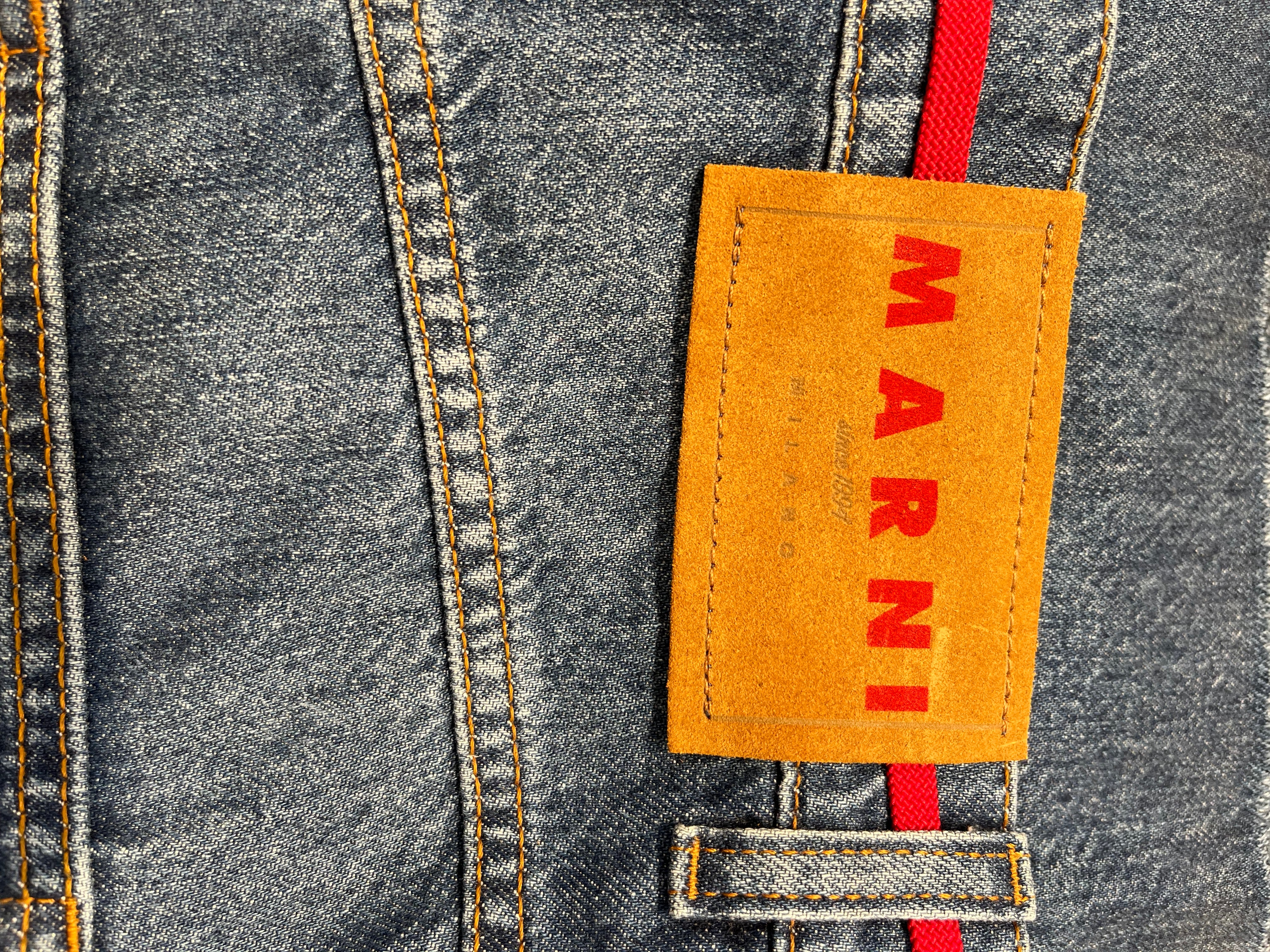 MARNI/Pants/32/Cotton/BLU/mohar patch work view 6