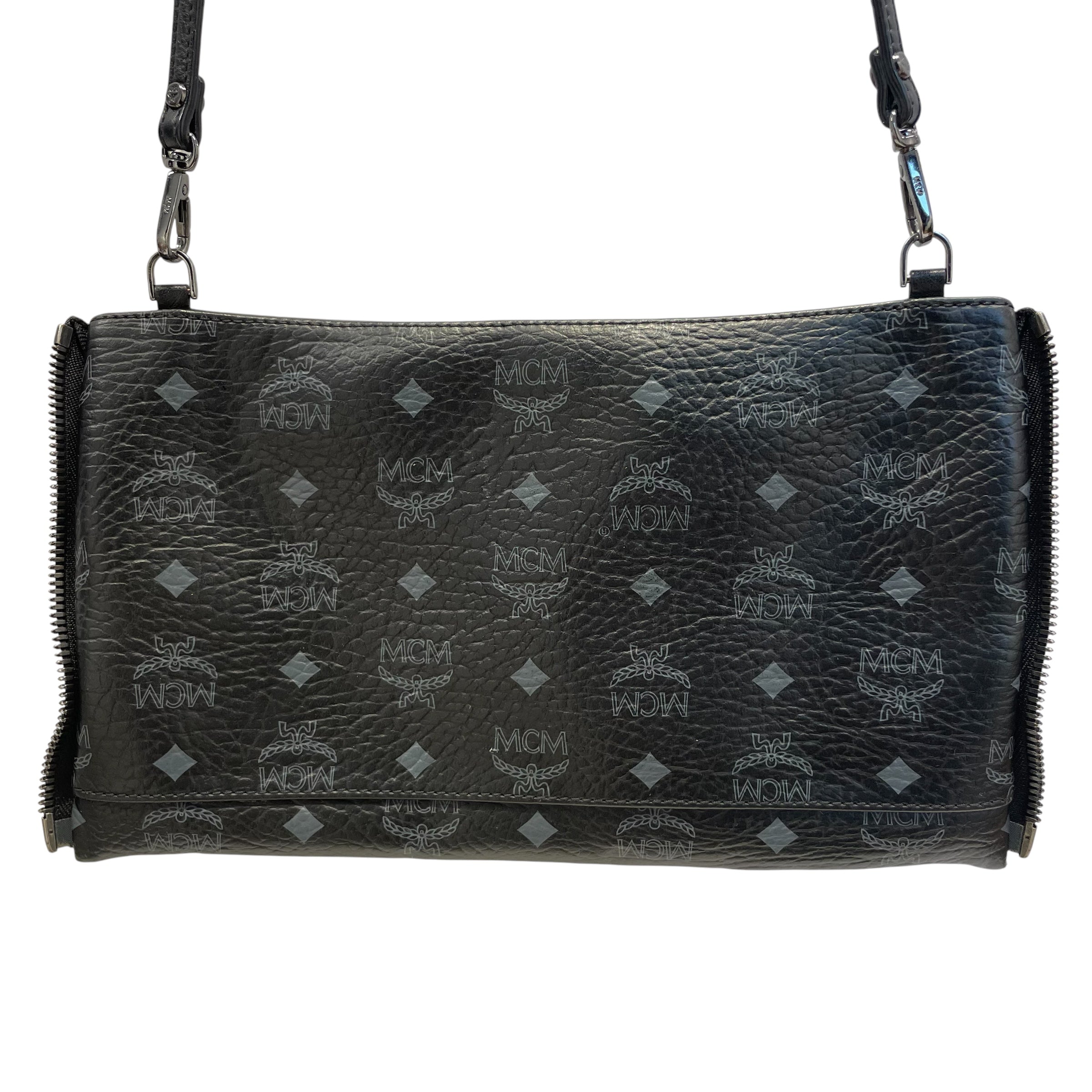 MCM/Bag/Monogram/Leather/BLK/VIESTO/BLK/GLD STUD view 4