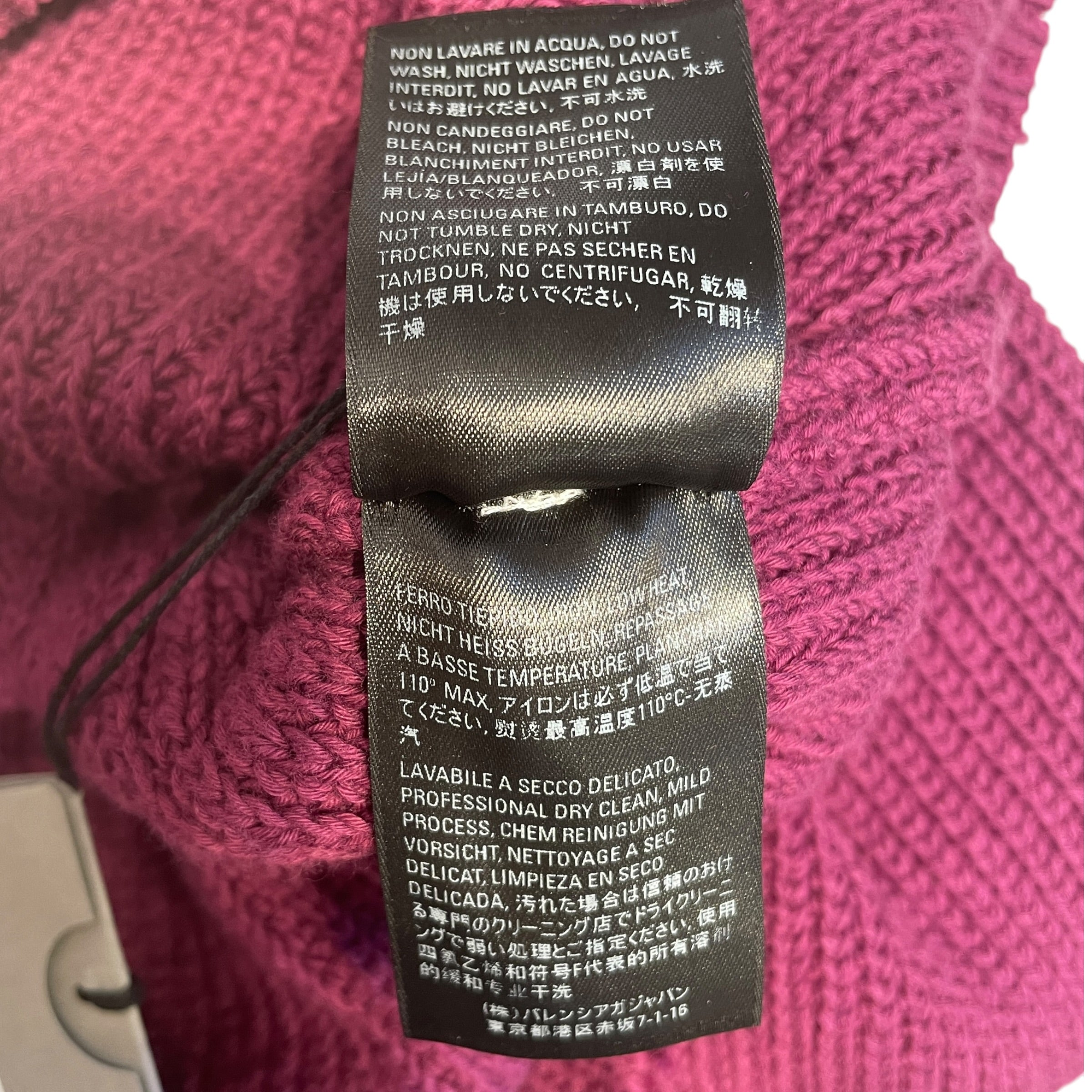 BALENCIAGA/Heavy Sweater/S/Cotton/PPL/Cropped Sweater view 5