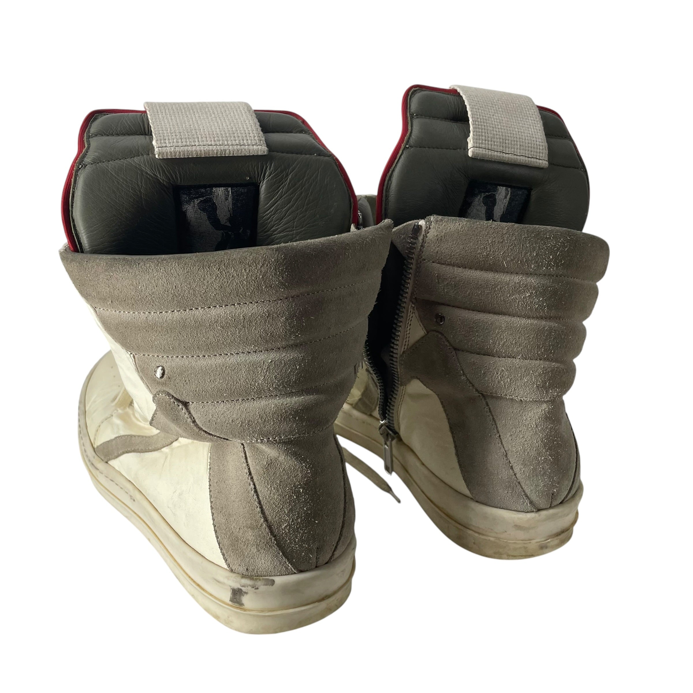 Rick Owens/Hi-Sneakers/EU 44/Leather/WHT/17246 FW19 LARRY GEOBASKET view 2