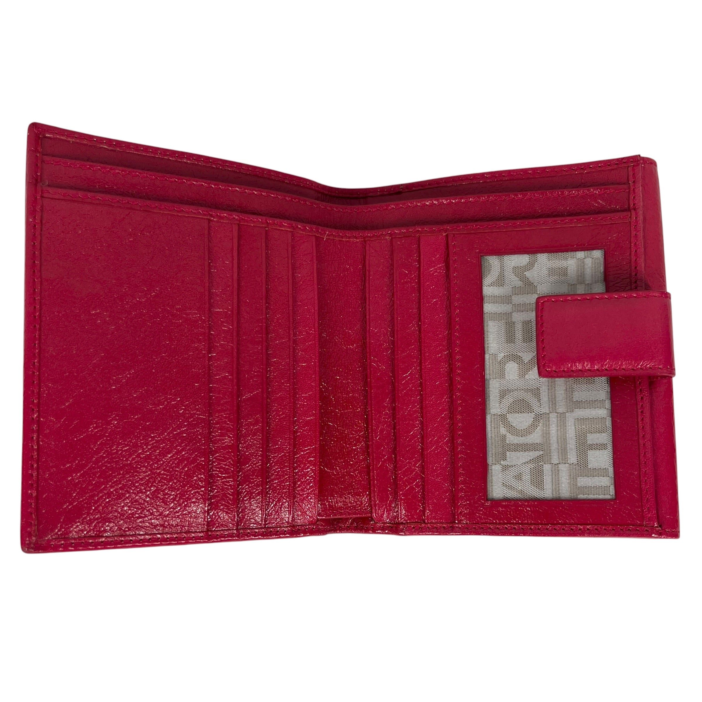 Salvatore Ferragamo/Bifold Wallet/Leather/PNK/Buckle Folding Wallet view 2