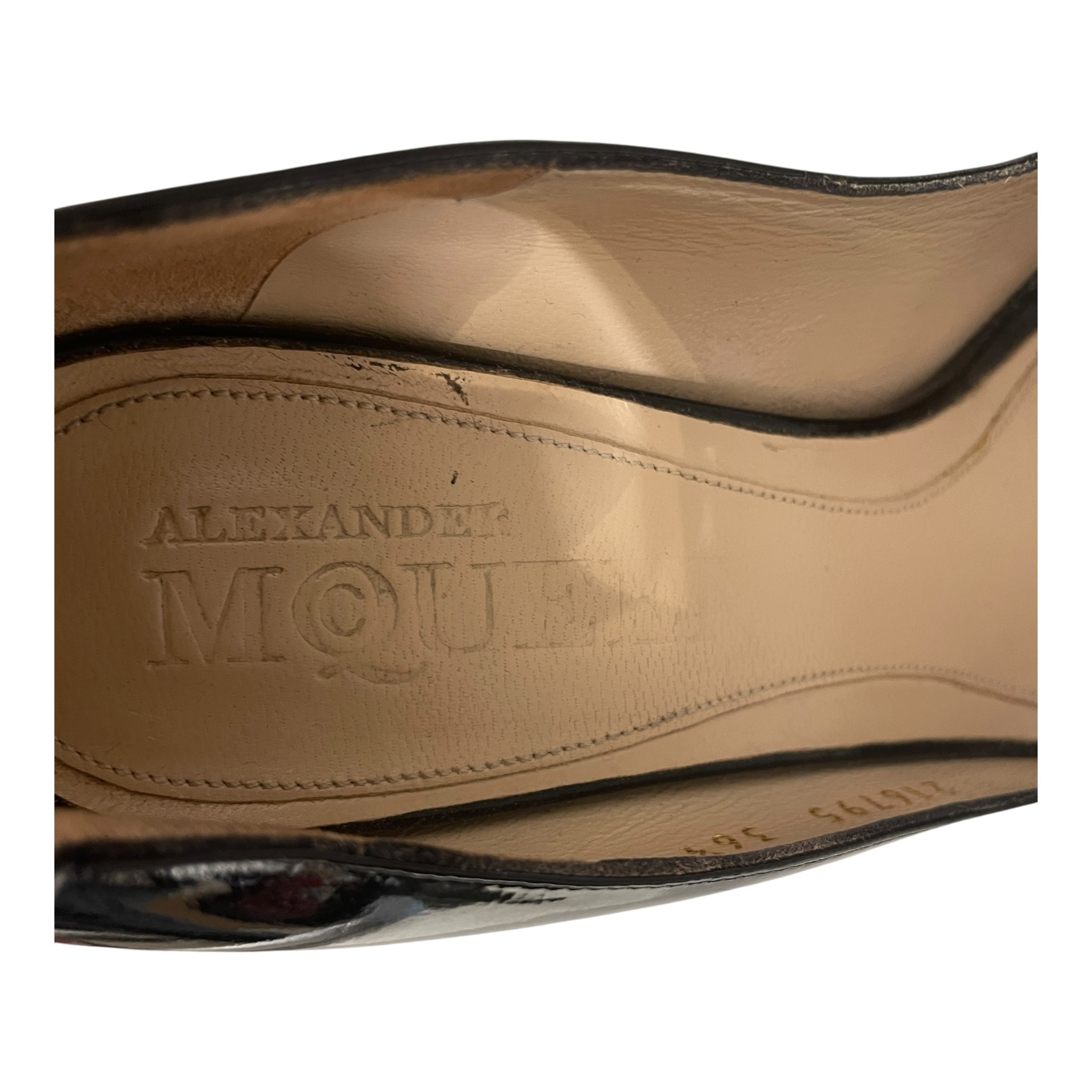 Alexander McQueen/Heels/EU 36.5/Leather/BLK/ view 6