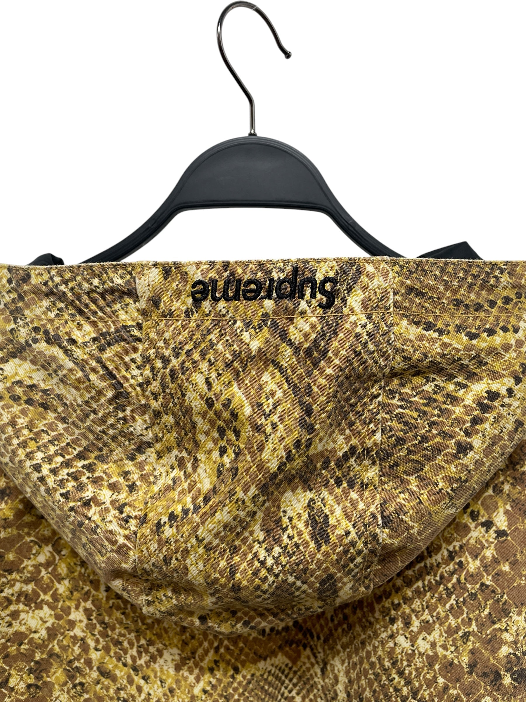 Supreme/NIKE ACG/Zip Up Hoodie/XL/All Over Print/Cotton/GLD/SNAKESKIN PULL-UP\FW 22' view 4