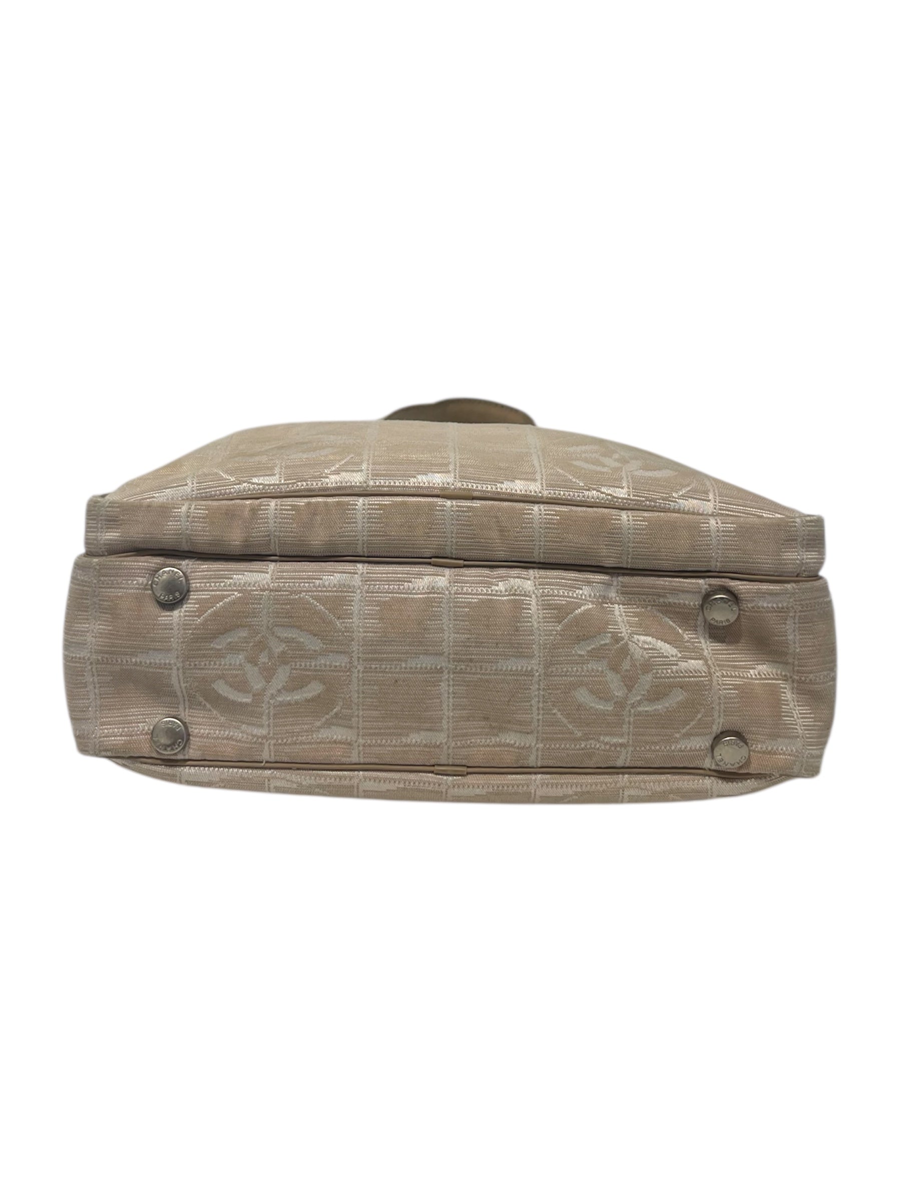 CHANEL/Hand Bag/Monogram/Nylon/CRM/CHANEL GRID MONO 7807995 view 3
