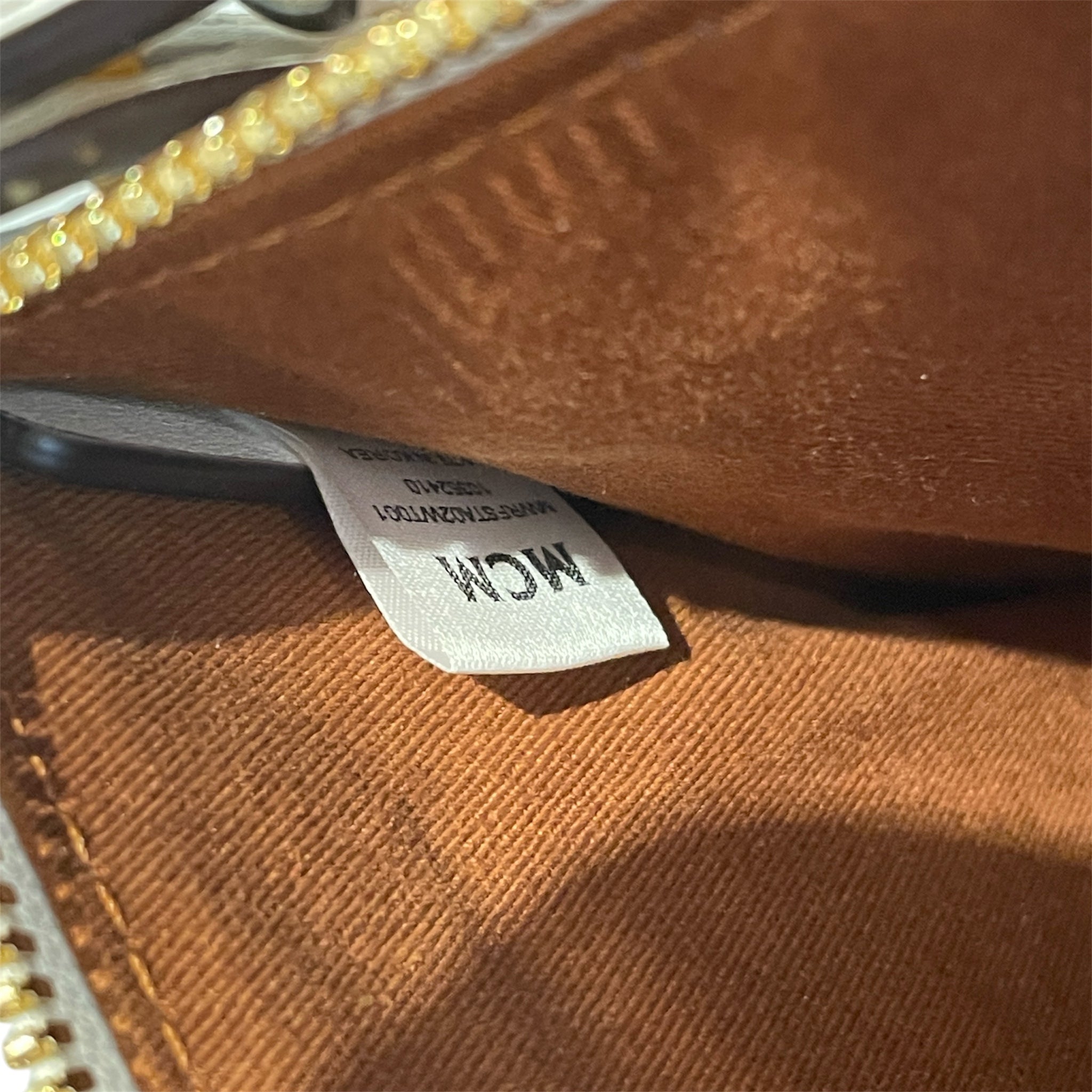 MCM/Cross Body Bag/Monogram/Leather/WHT/Aren Crossbody view 5