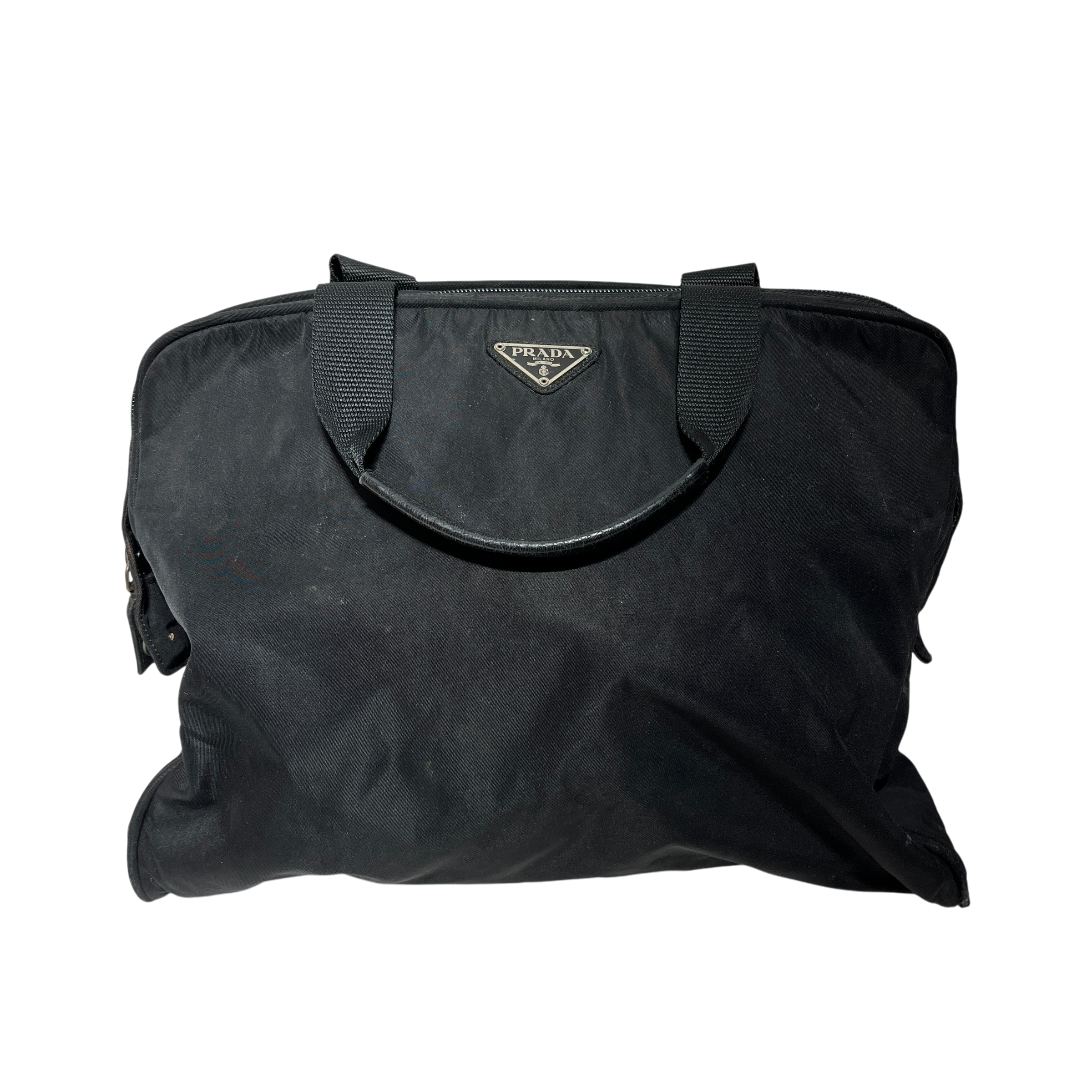 PRADA/Tote Bag/Nylon/BLK/briefcase view 1