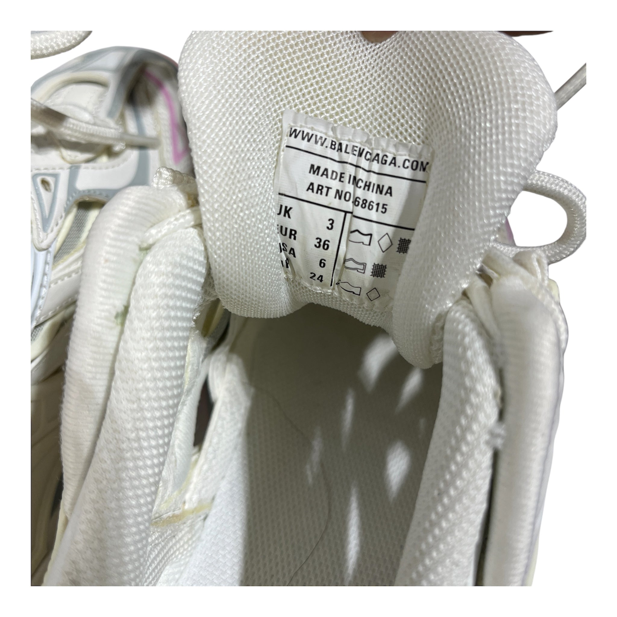 BALENCIAGA/Low-Sneakers/US 6/Leather/WHT/track 2.0 view 5