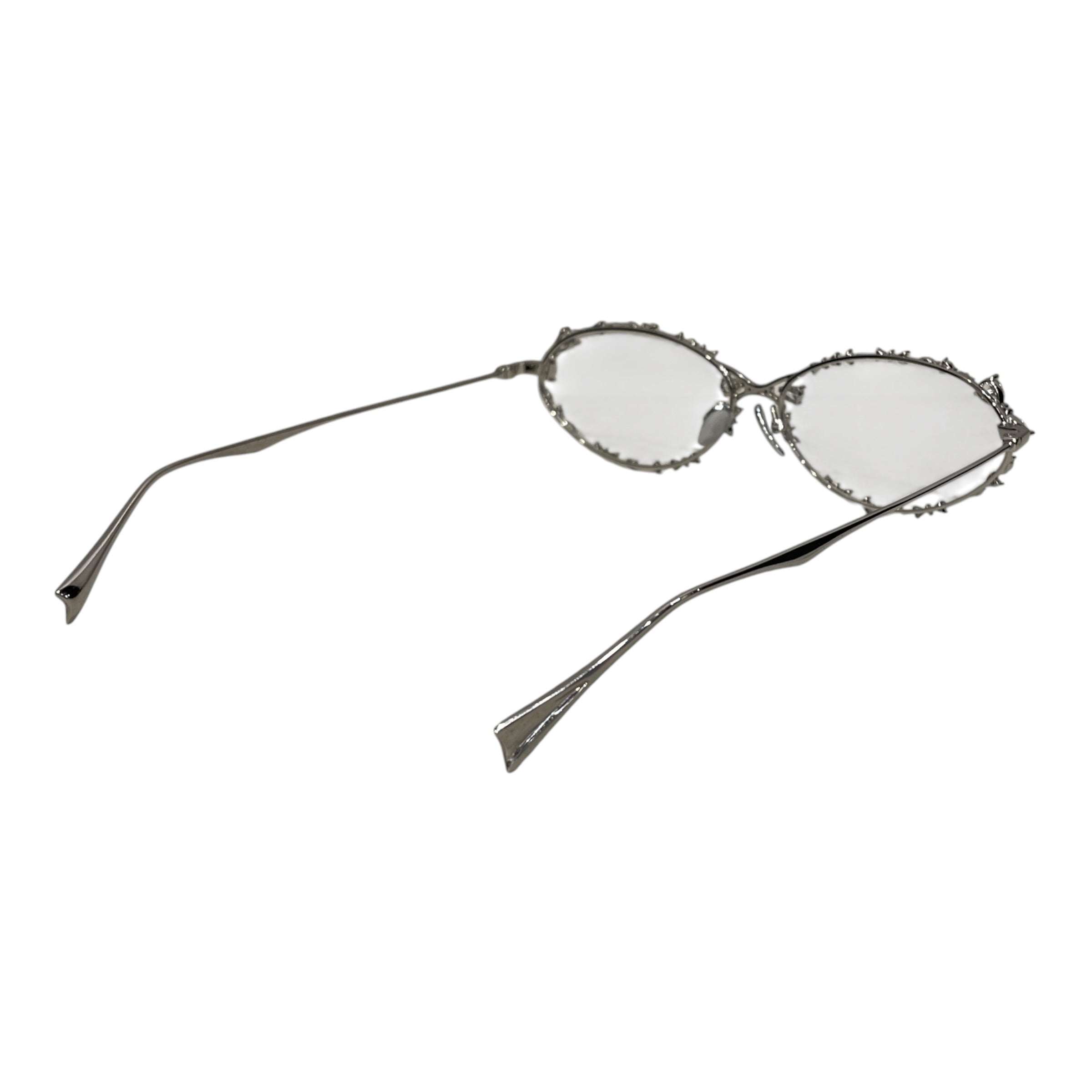 YVMIN/Glasses/Titanium/SLV/Oval/L's/ view 4