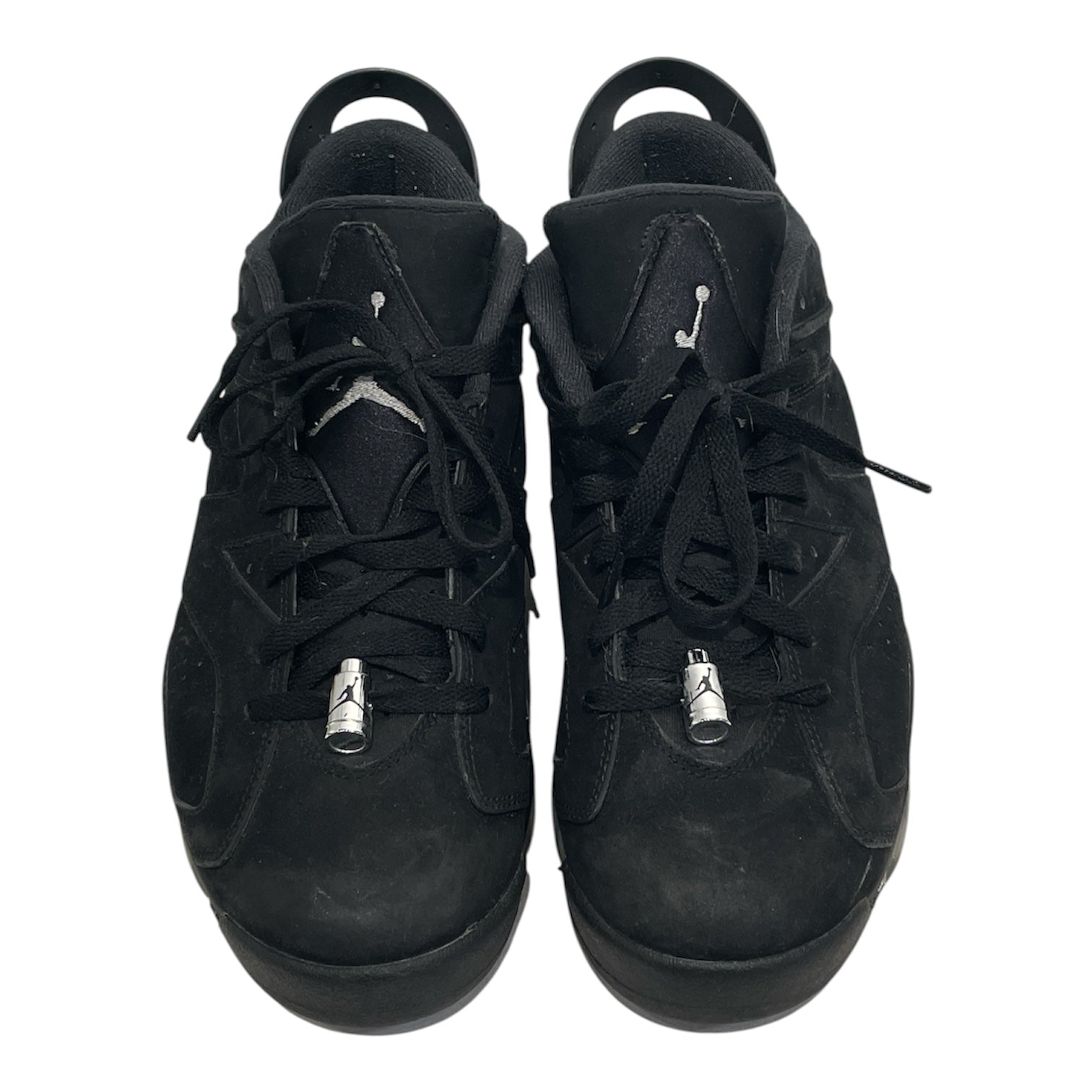 NIKE/AIR JORDAN 6 RETRO LOW/Low-Sneakers/US 9.5/Suede/BLK/304401-003 view 4