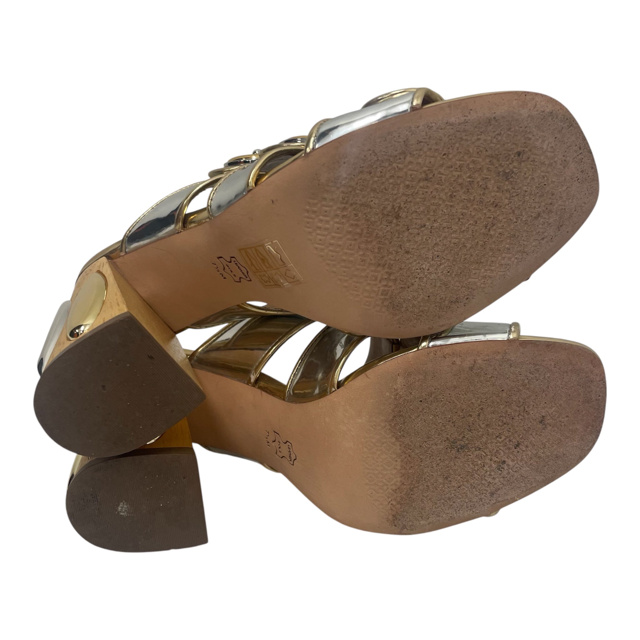 TORY BURCH/Heels/US 7.5/Leather/SLV/MADISON MIRRORED MULES view 4