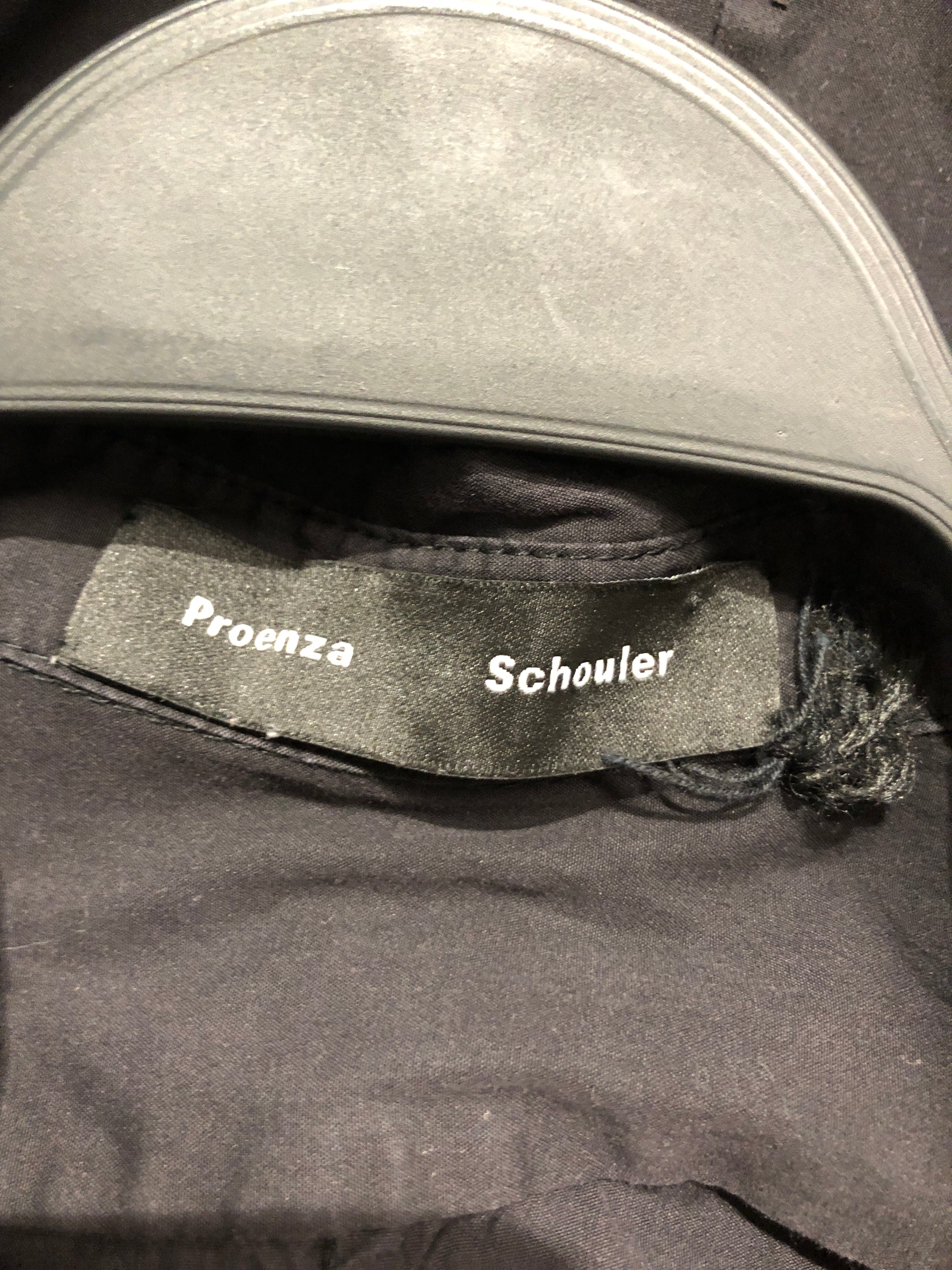 PROENZA SCHOULER/SL Dress/6/Cotton/BLK/ view 3