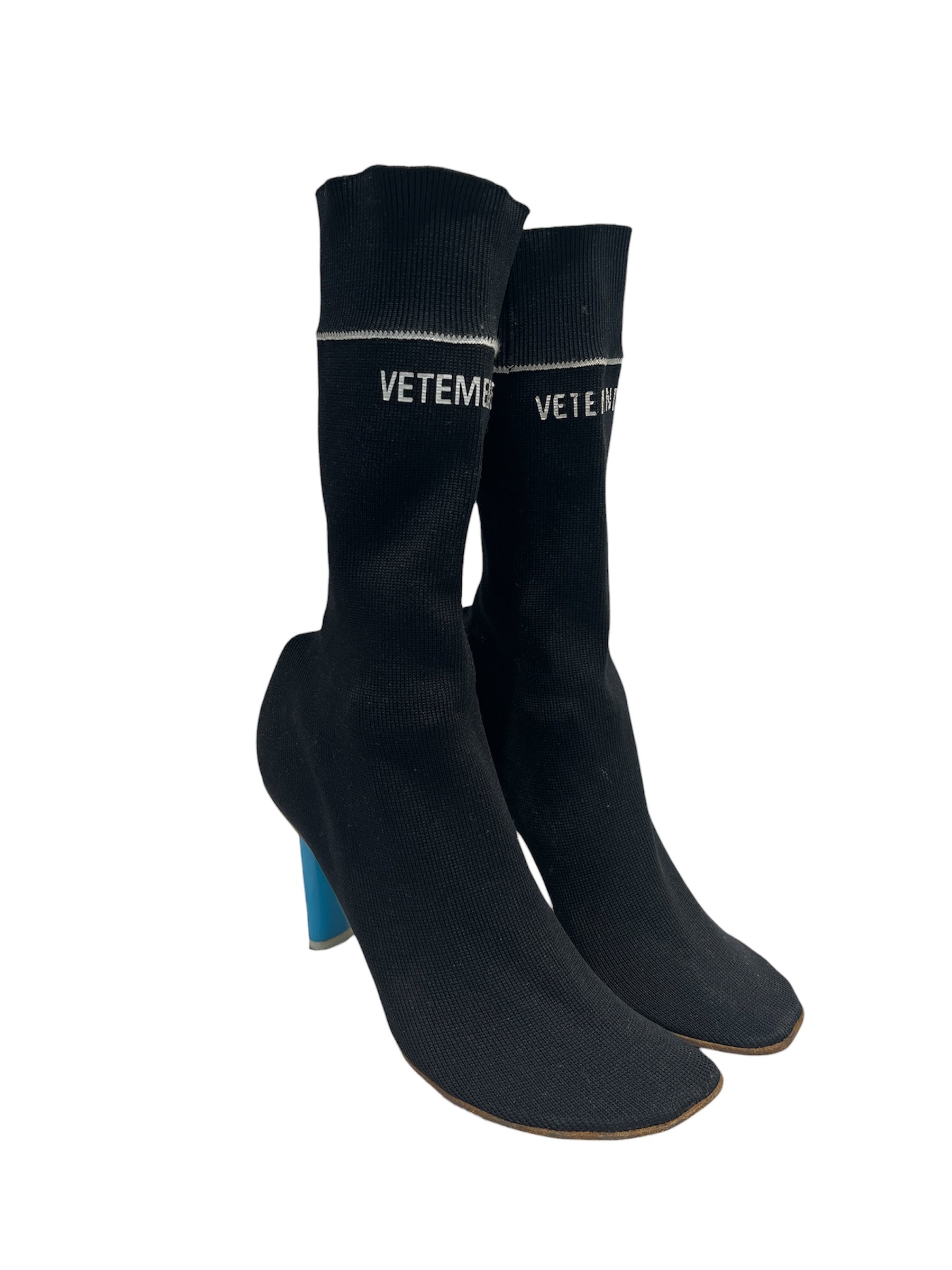 VETEMENTS/Heels/US 8/Cotton/BLK/VETEMENTS LIGHTER HEELS view 1