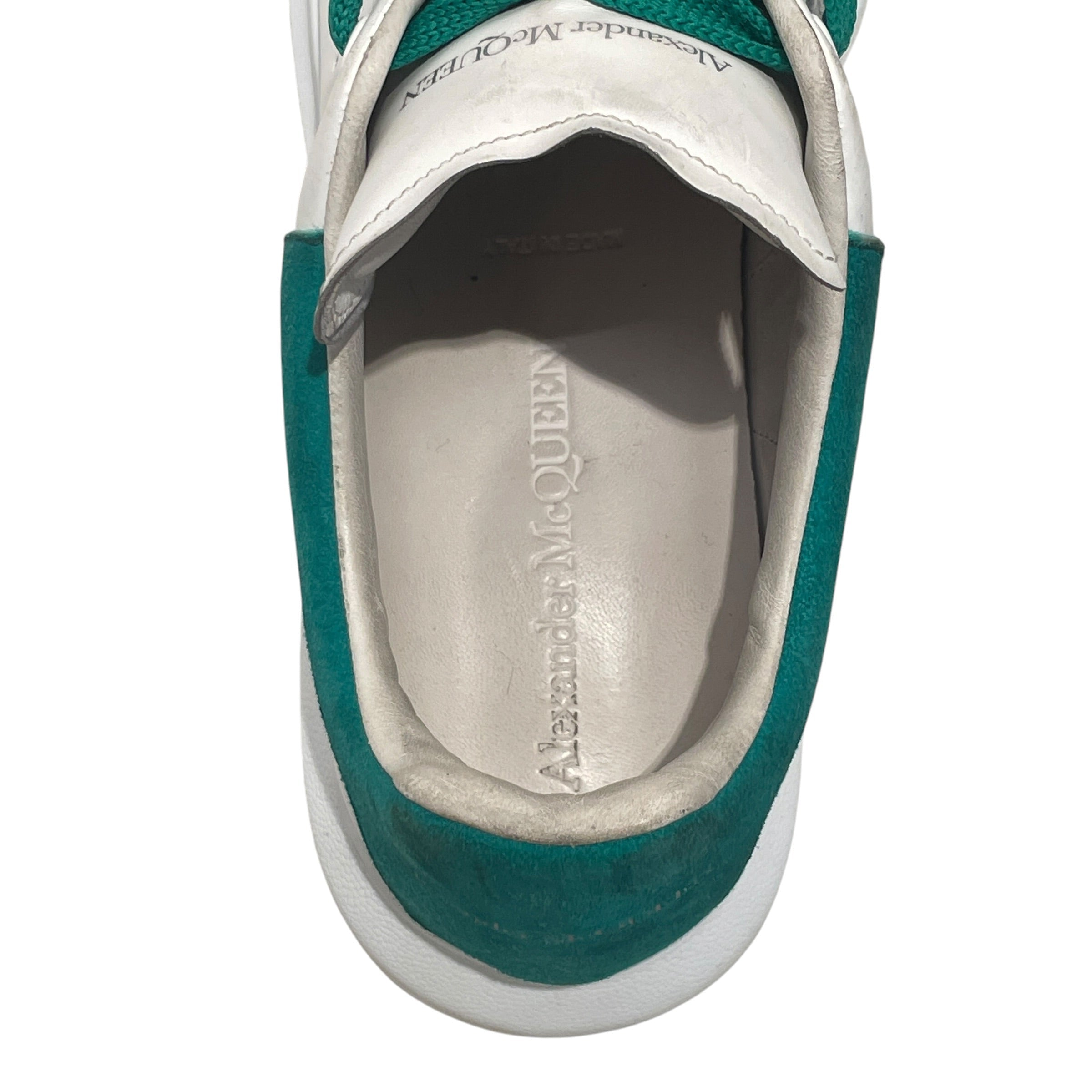 Alexander McQueen/Low-Sneakers/US 10/Leather/WHT/oversized sneaker view 4