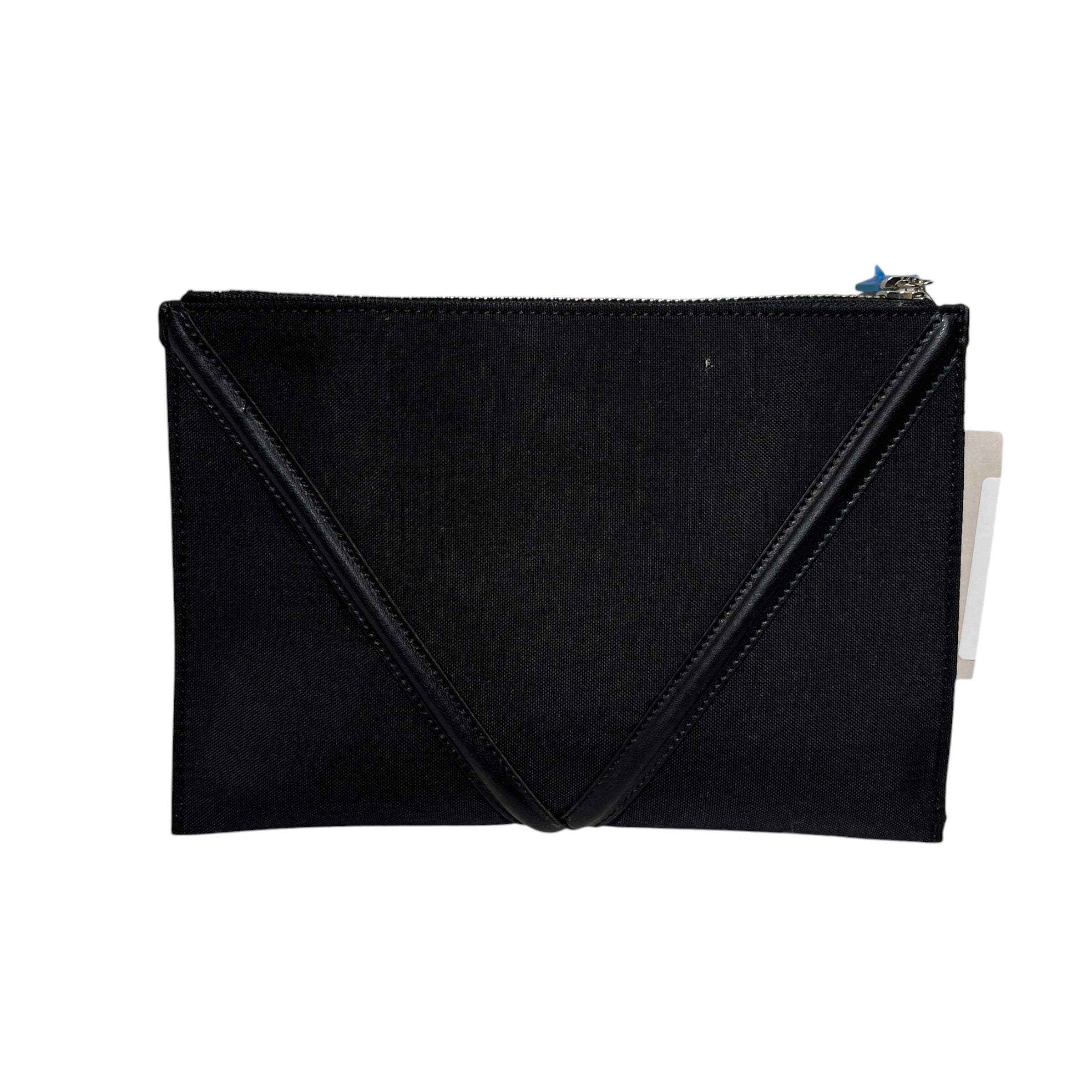 Alexander McQueen/Hand Bag/Nylon/BLK/V SHAPED DETAIL POUCH view 2