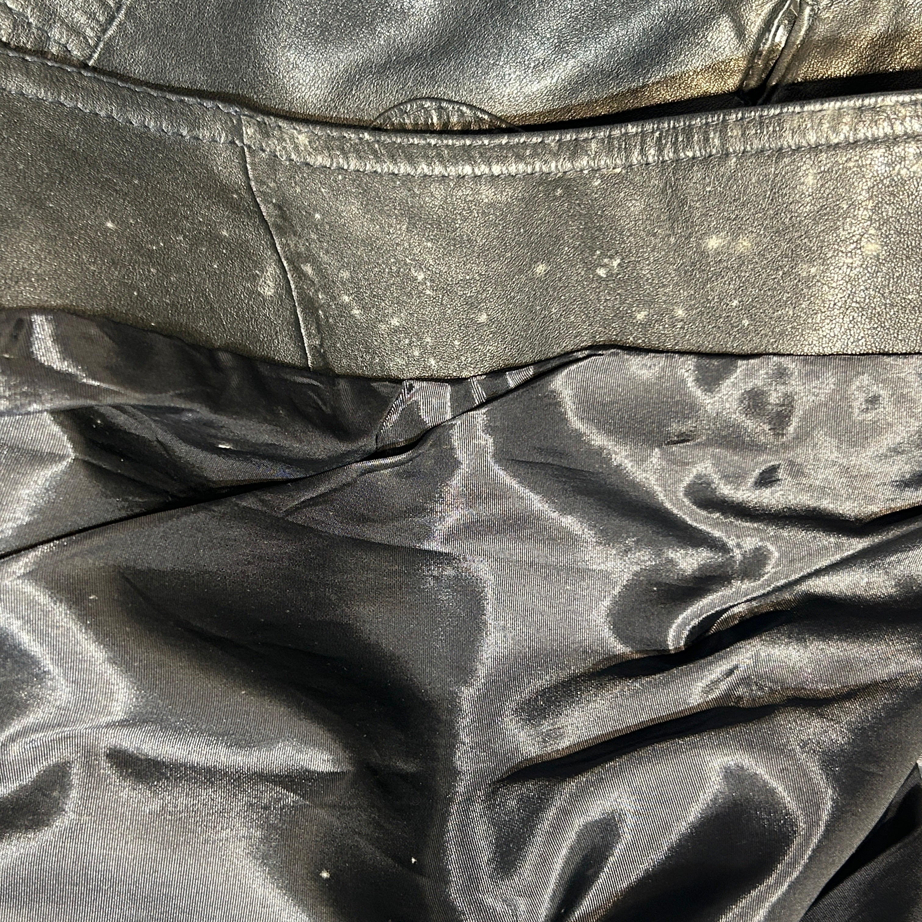 Vintage/Coat/8/Leather/BLK/Belted Trench view 9