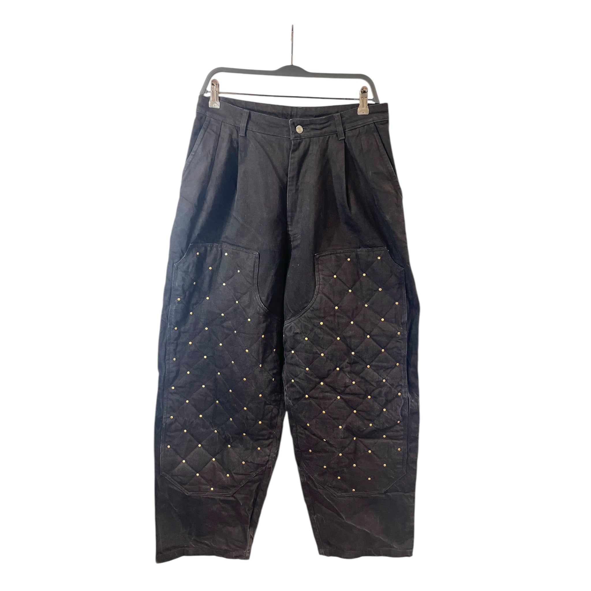 Loutre London/Pants/S/Cotton/BLK/QUILTED/STUDDED view 1