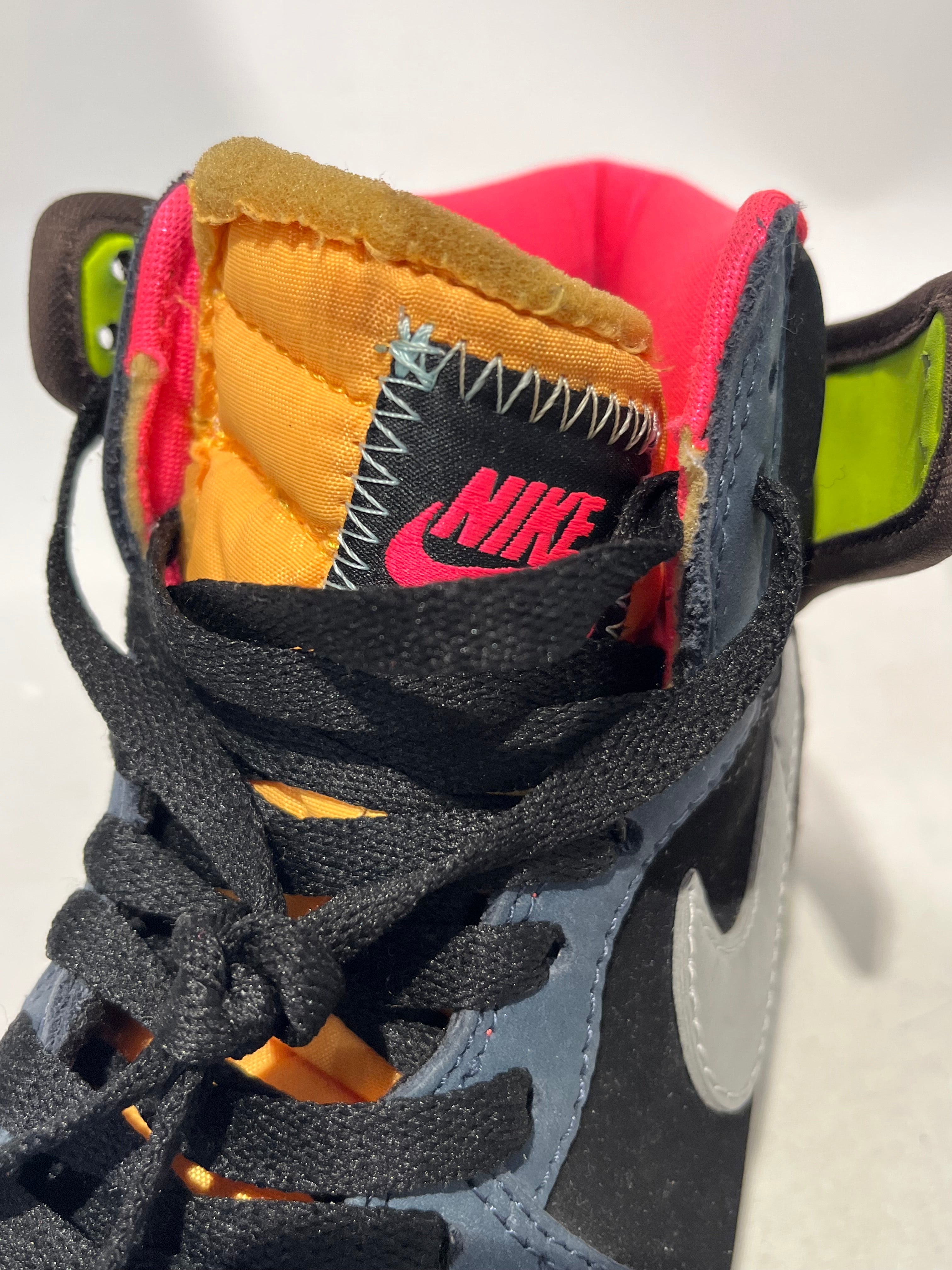 NIKE/Hi-Sneakers/US 5.5/Suede/MLT/U-Tip/555088201 jordan 1 tyo biohack view 4