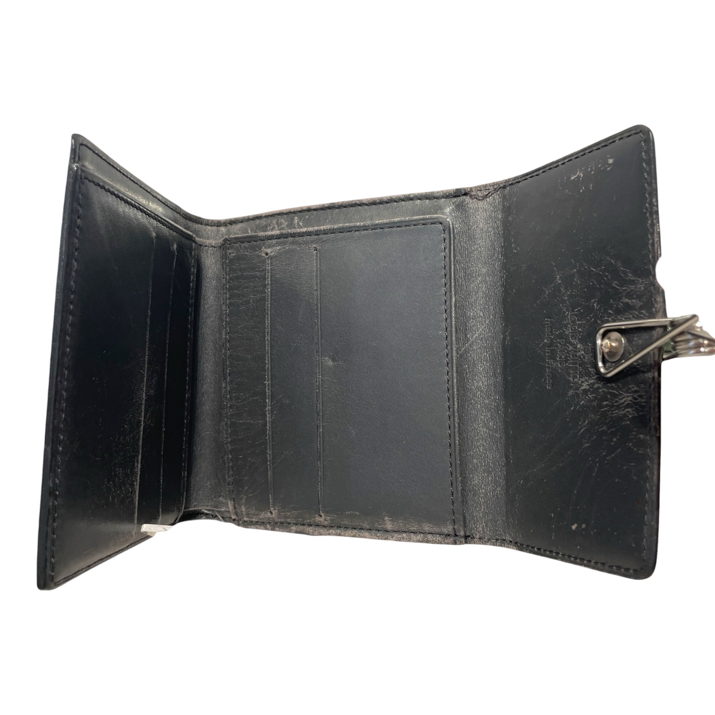 LOUIS VUITTON/Wallet/Monogram/Leather/SLV/L's/Mat Elise Wallet view 3