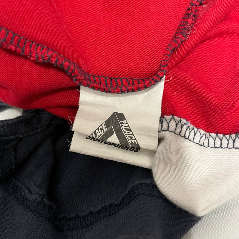PALACE/Polo Shirt/L/Cotton/MLT/Stripe/
