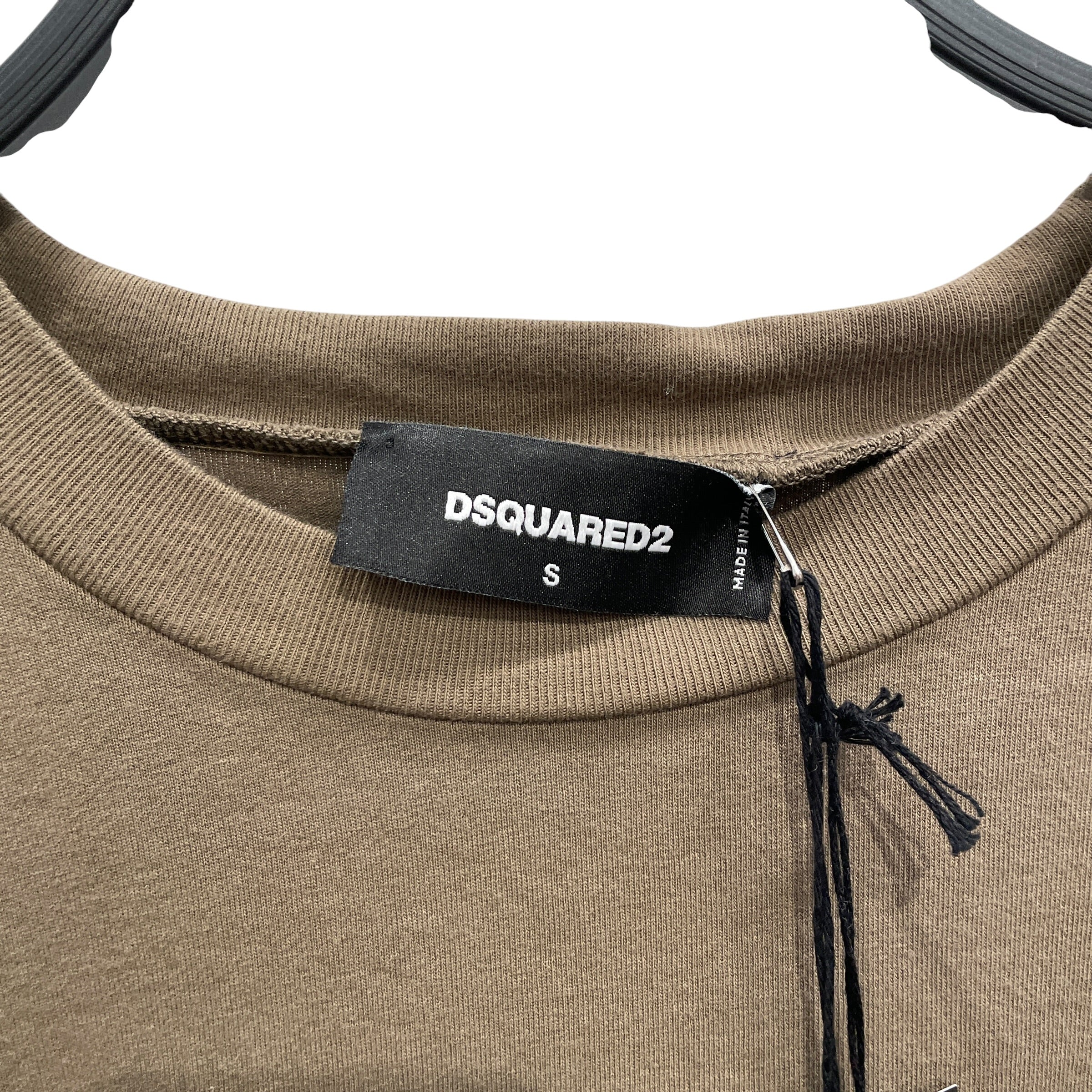 DSQUARED2/T-Shirt/S/Cotton/BRW/Graphic/ICON GRAPHIC view 3