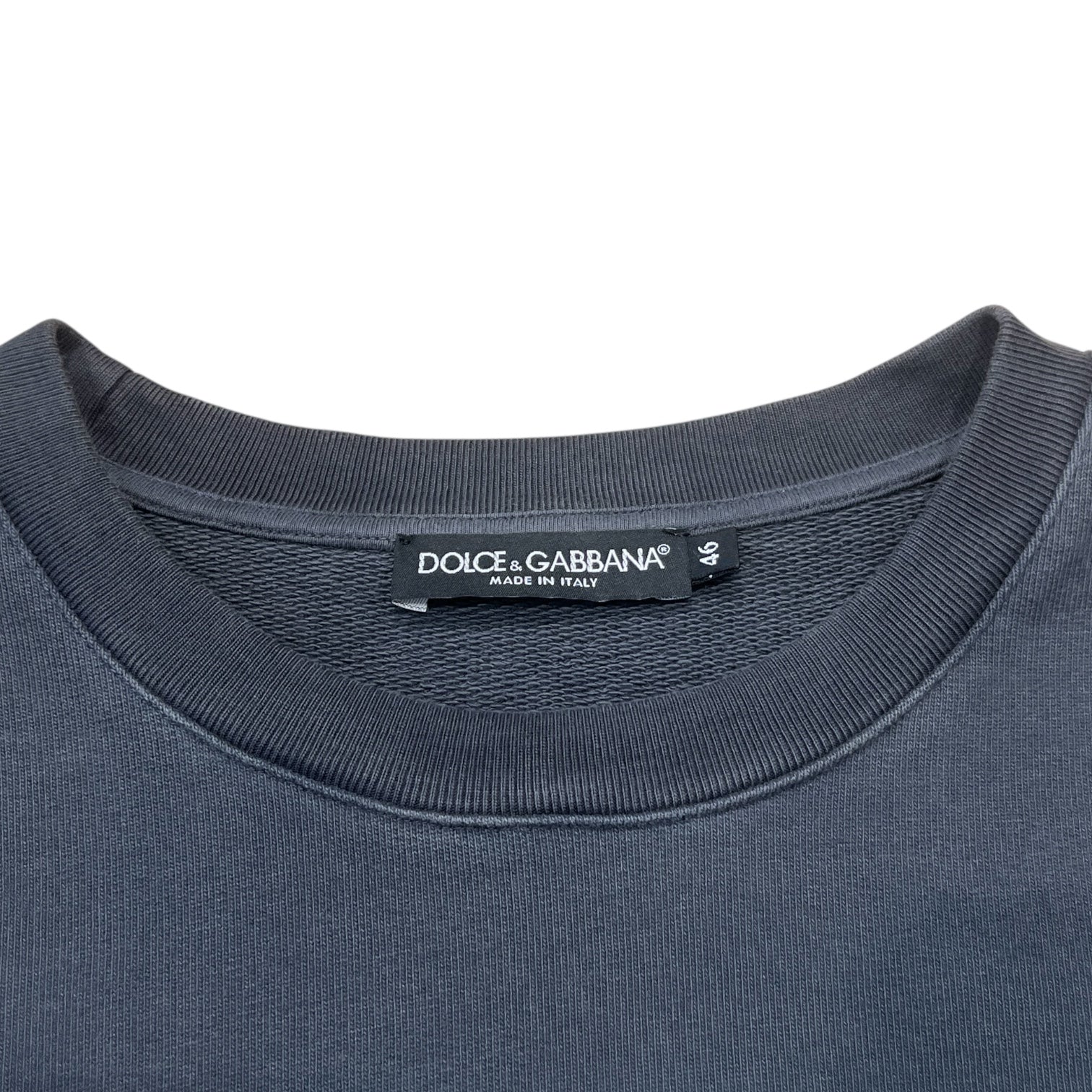 DOLCE&GABBANA/T-Shirt/46/Cotton/GRY/LOGO '84' view 3