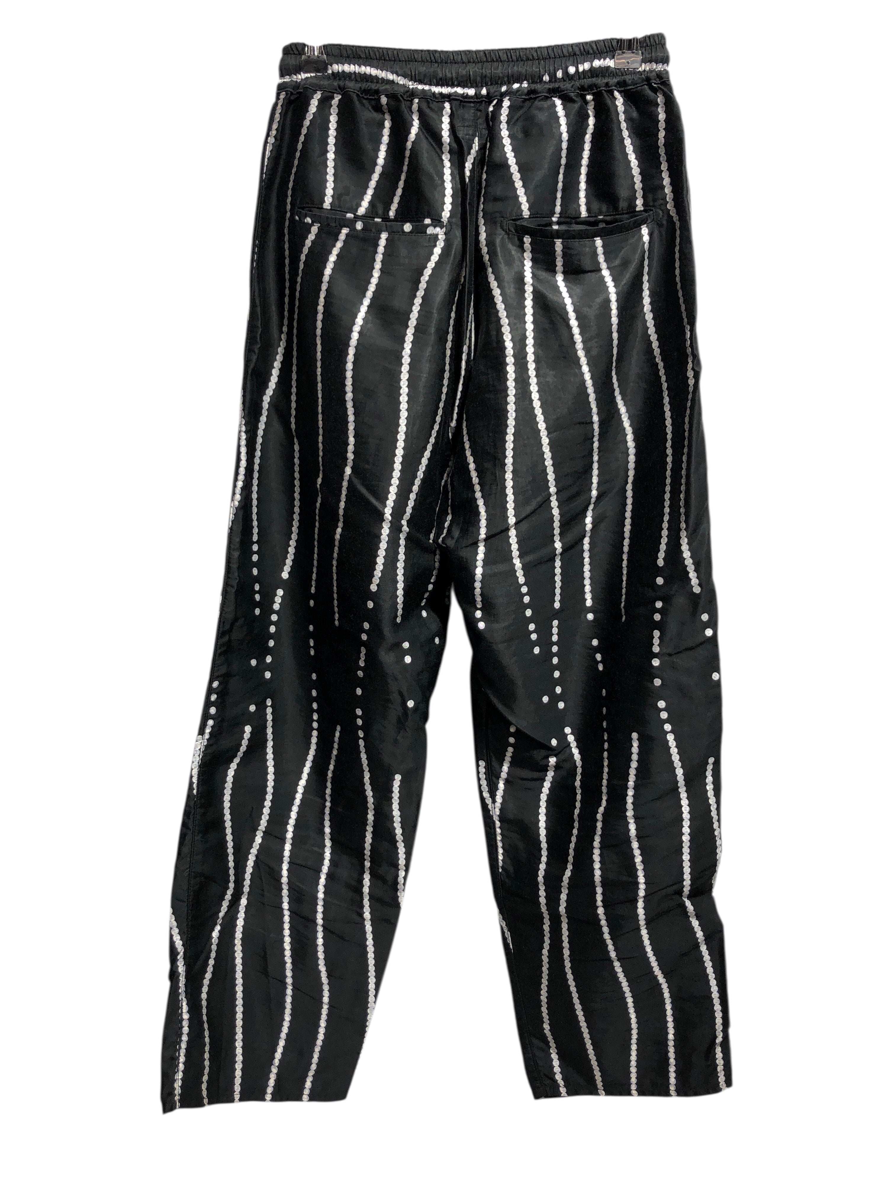 KAPITAL/Pants/1/Rayon/BLK/All Over Print/strings of pearls view 2
