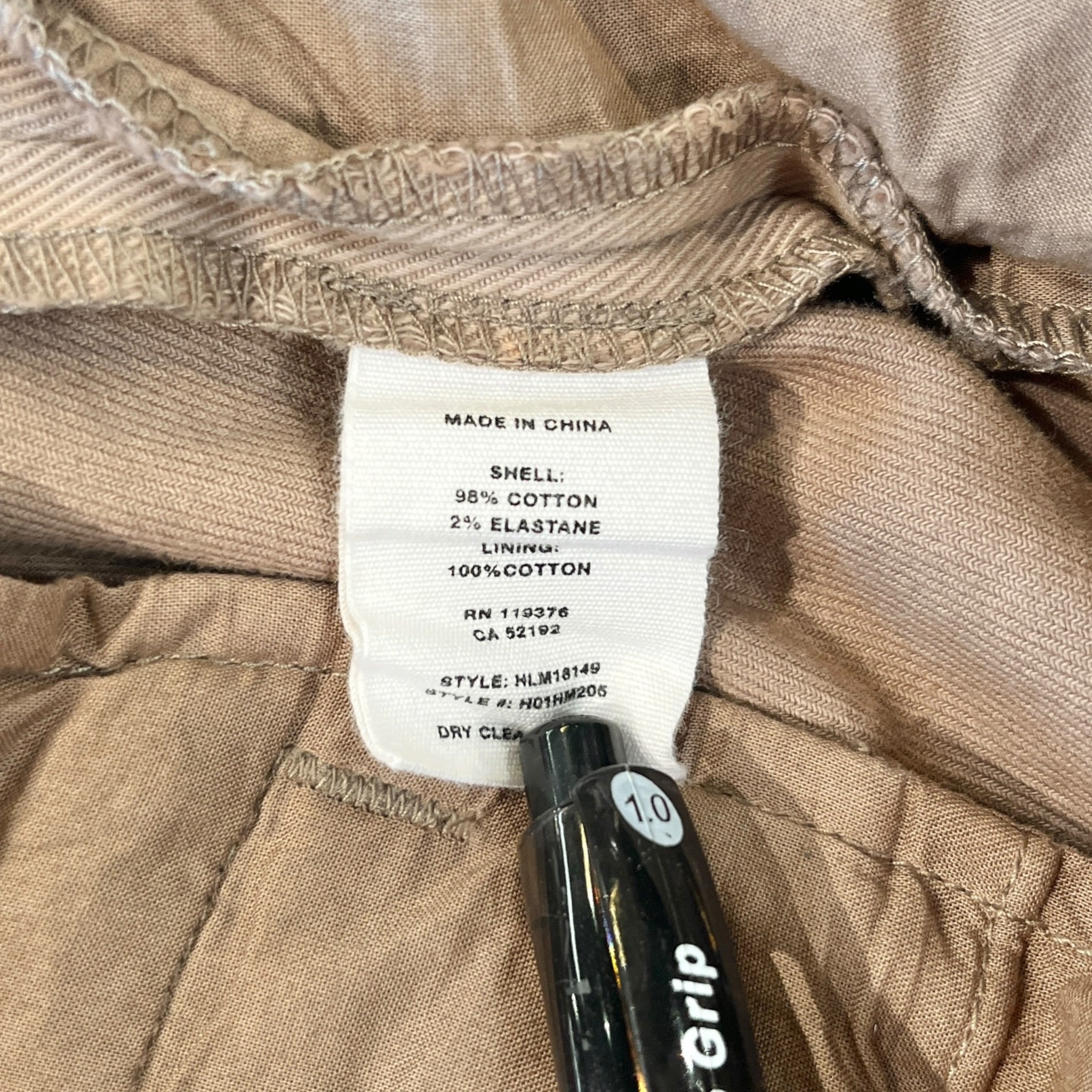 Helmut Lang/Pants/30/Cotton/BEG/Button Fly/ view 4