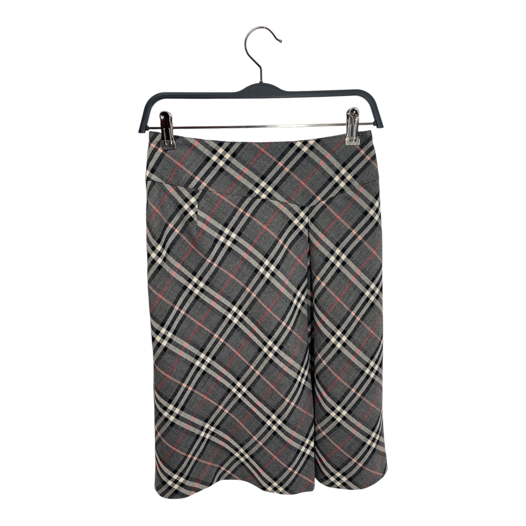 BURBERRY BLUE LABEL/Skirt/36/Plaid/Cotton/GRY/PINK GRY PLAID view 2