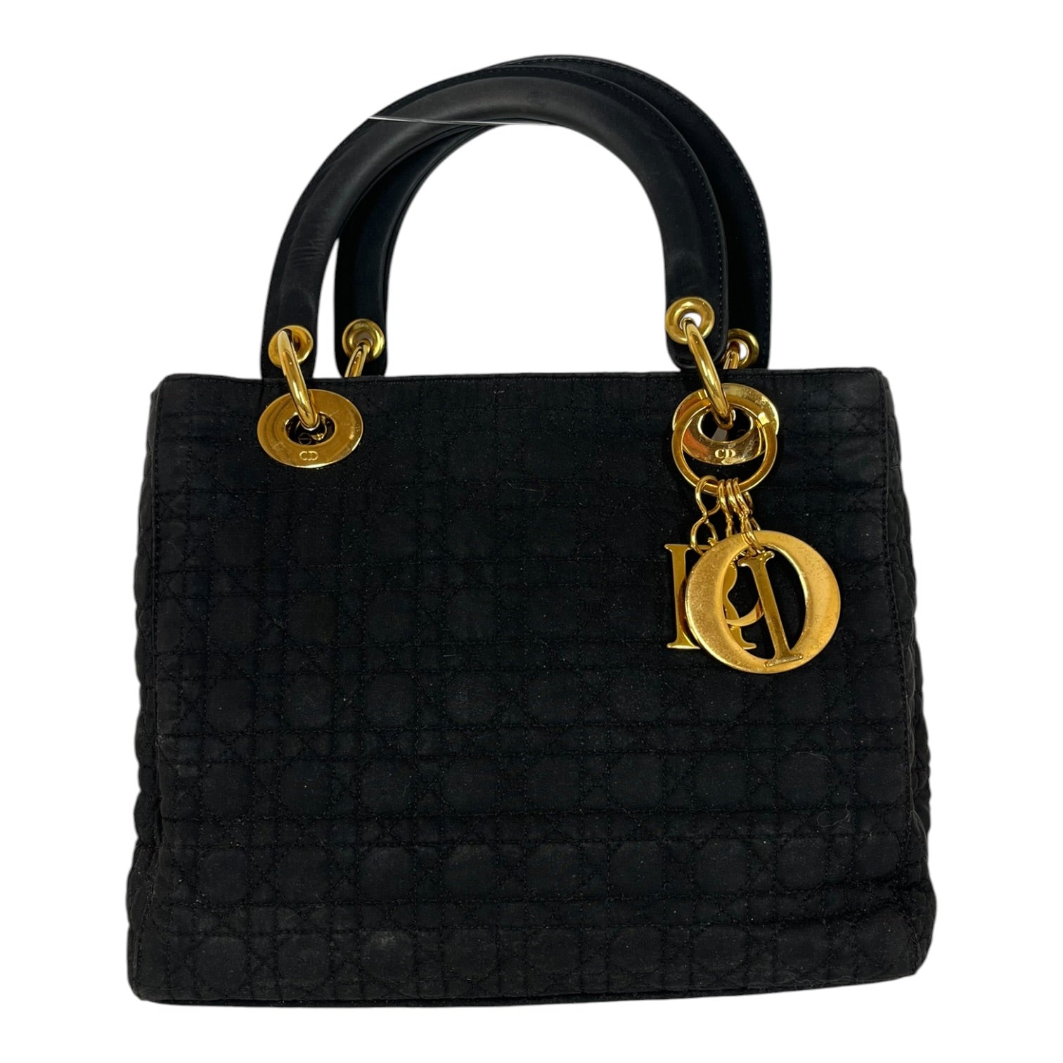 Christian Dior/Hand Bag/Cotton/BLK/Dior Hand Bag view 1