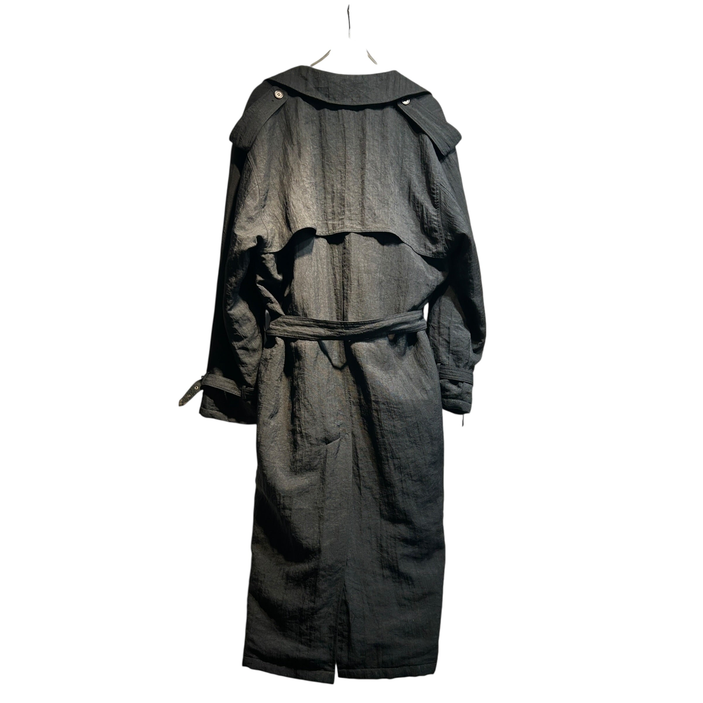 GIORGIO ARMANI/Trench Coat/40/Polyester/BLK/ view 2