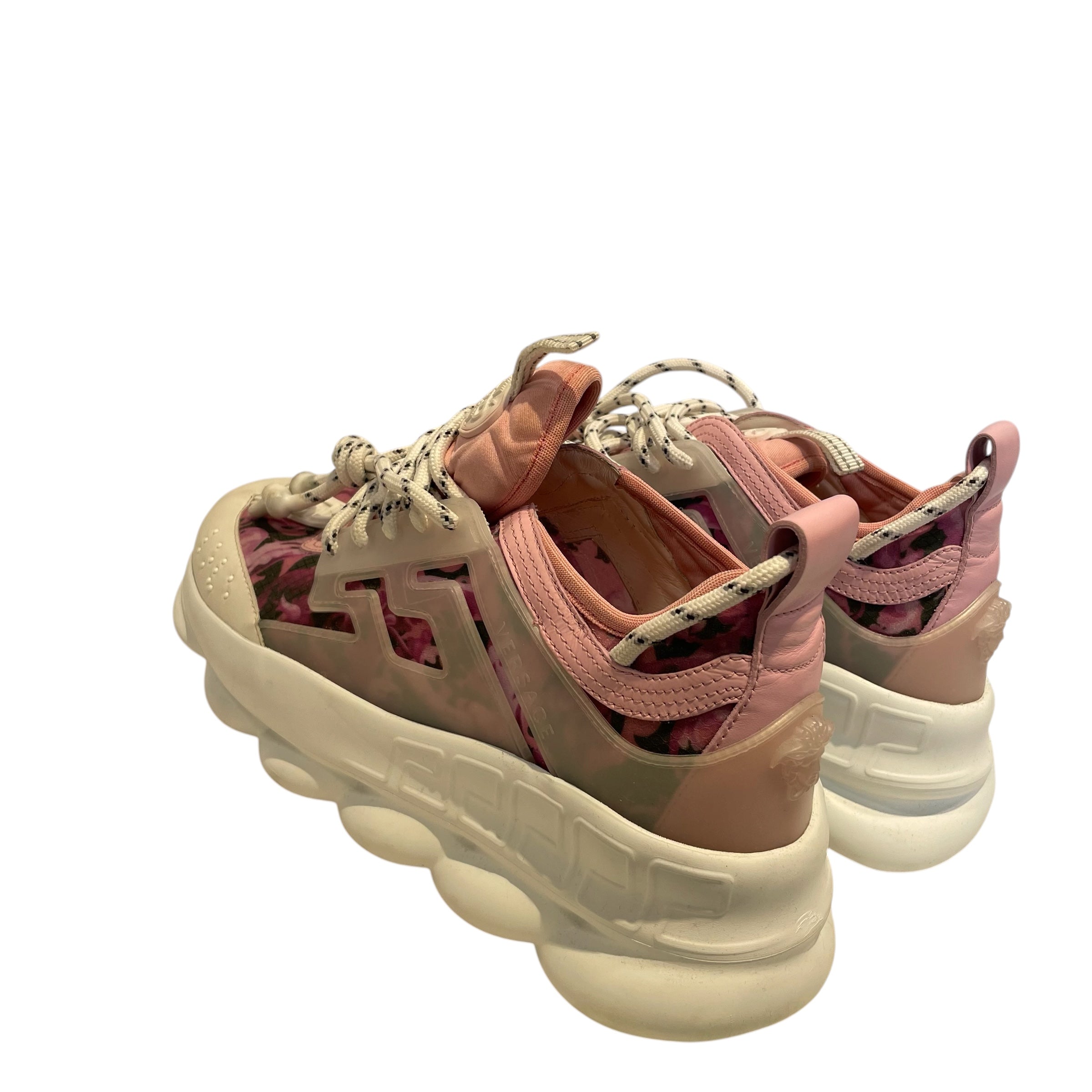 VERSACE/Low-Sneakers/US 8/All Over Print/PNK/CHAIN REACTION view 2