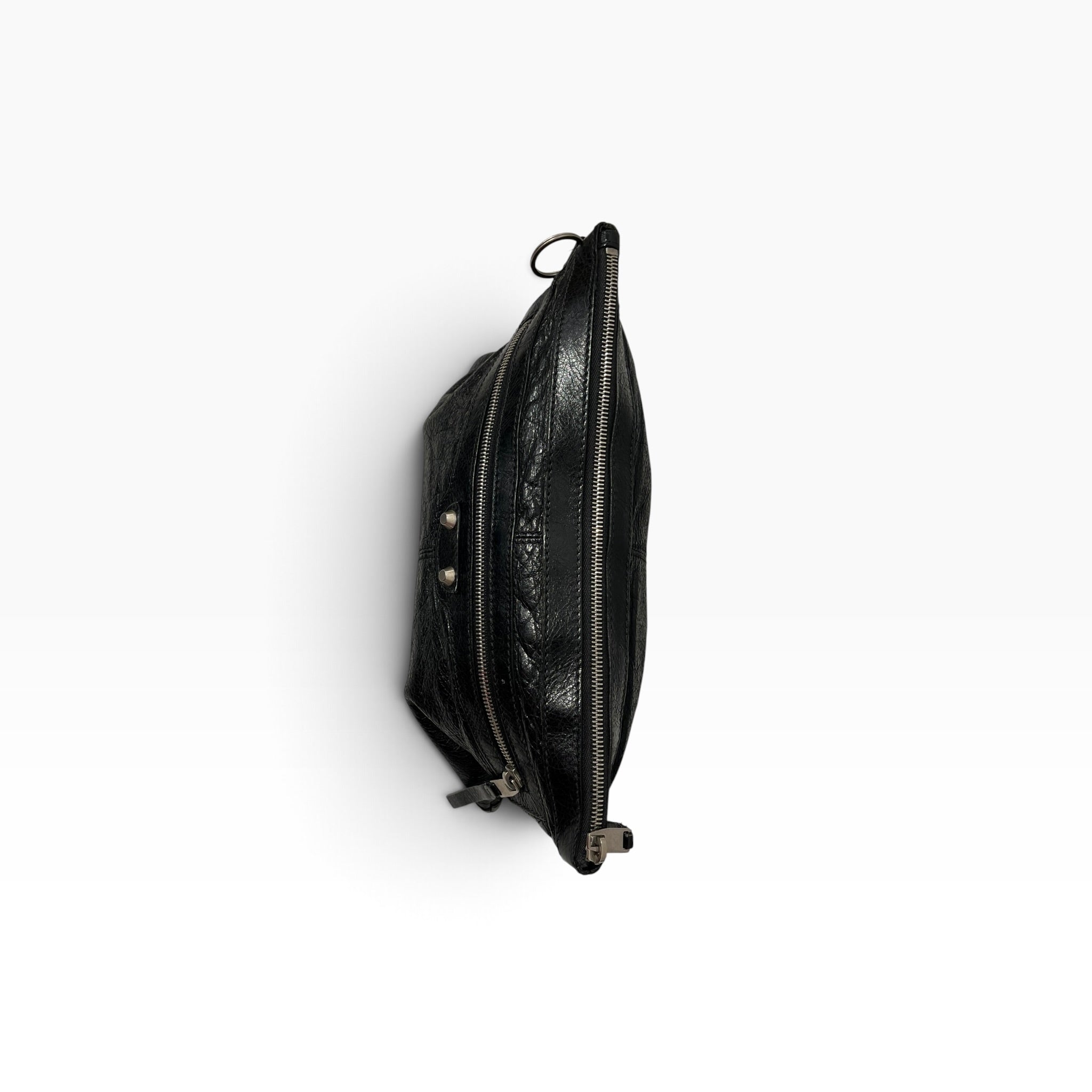 BALENCIAGA/Clutch Bag/Cowhide/BLK/MOTO CLUTCH view 3