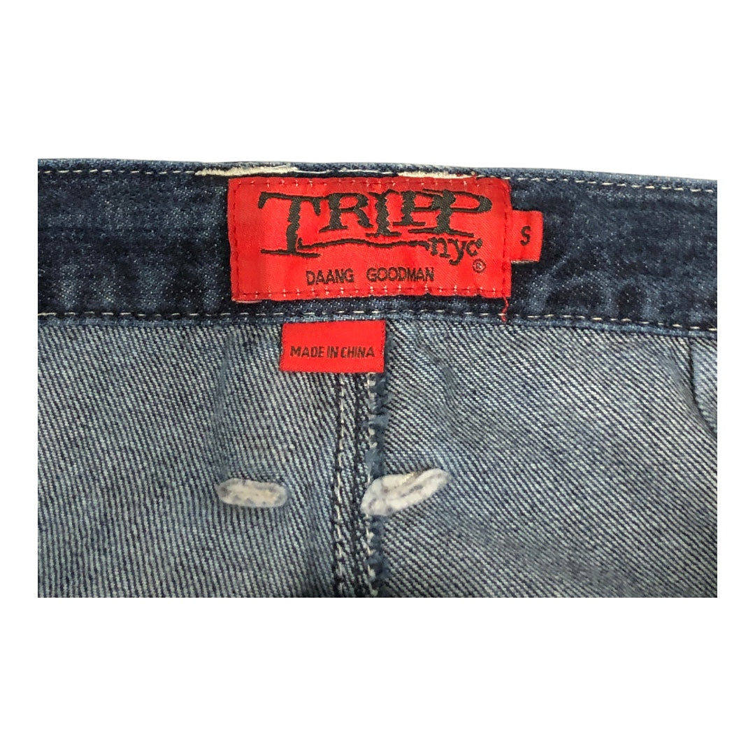 TRIPP NYC/Cargo Pants/S/Cotton/IDG/SJULL PATCH METAL STUDS view 3
