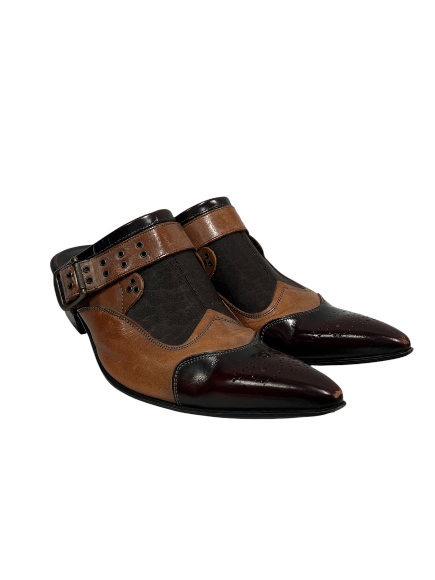 TORNADO MART/Loafers/M/Leather/BRW/POINTED TOE MULE view 1