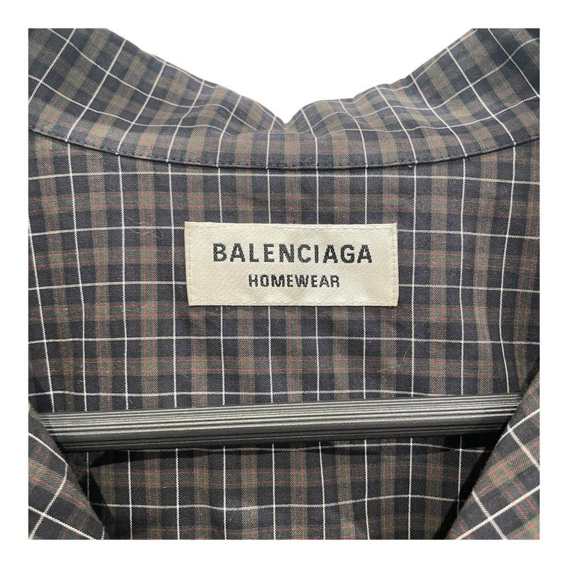BALENCIAGA/LS Shirt/36/Cotton/GRN/Plaid/HOTELS AND RESORTS