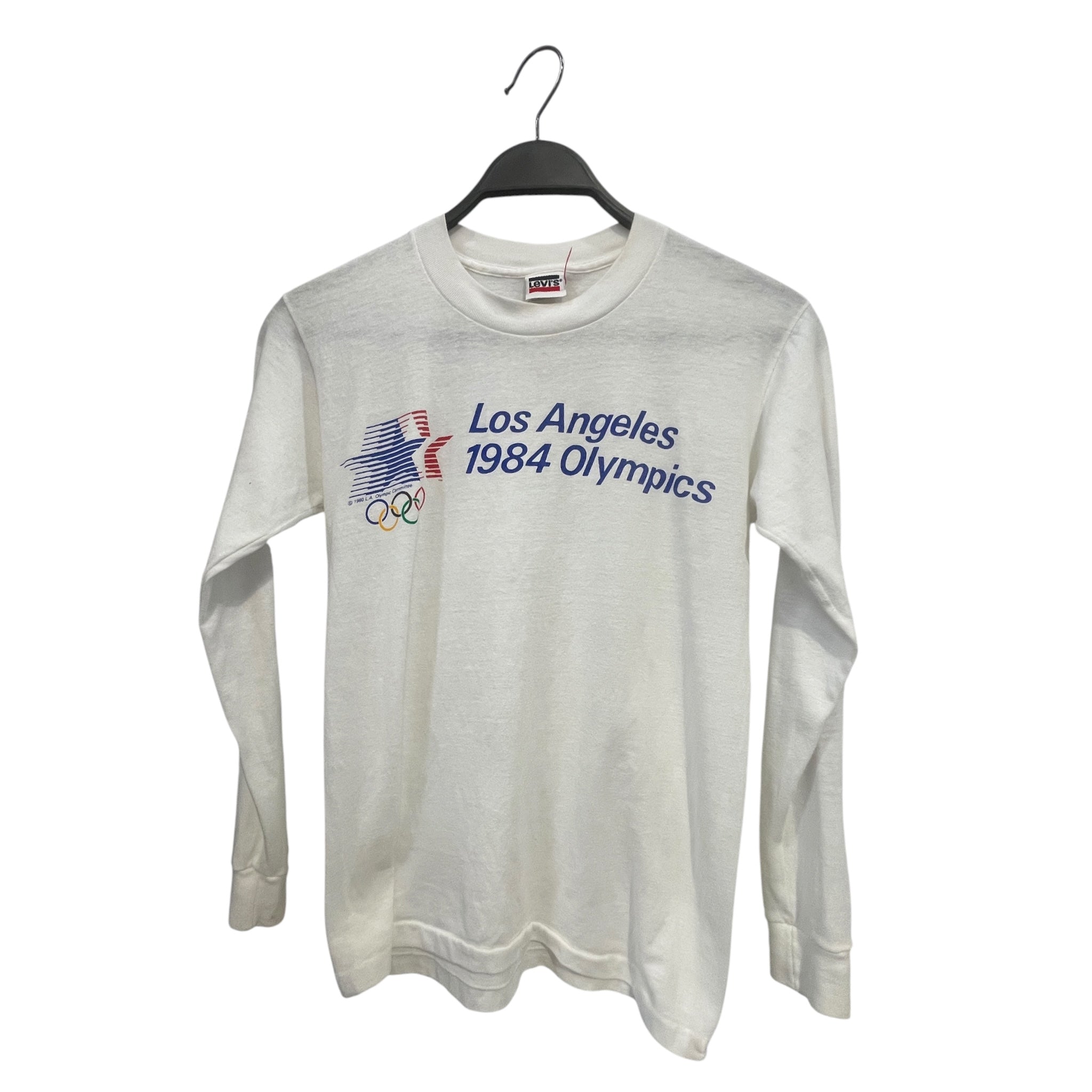 Vintage/LS T-Shirt/L/Cotton/WHT/LA 1984 OLYMPICS view 1
