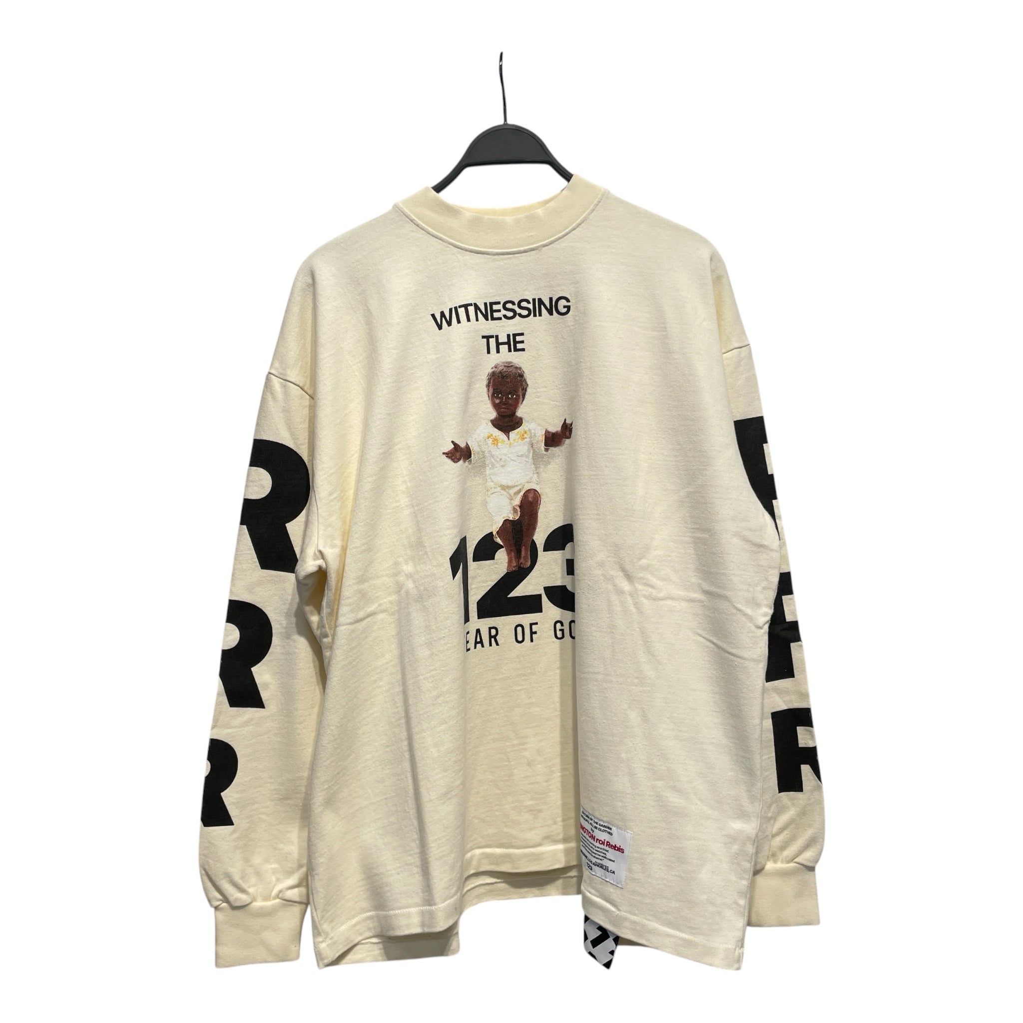 FEAR OF GOD/LS T-Shirt/1/Cotton/CRM/WITNESS view 1