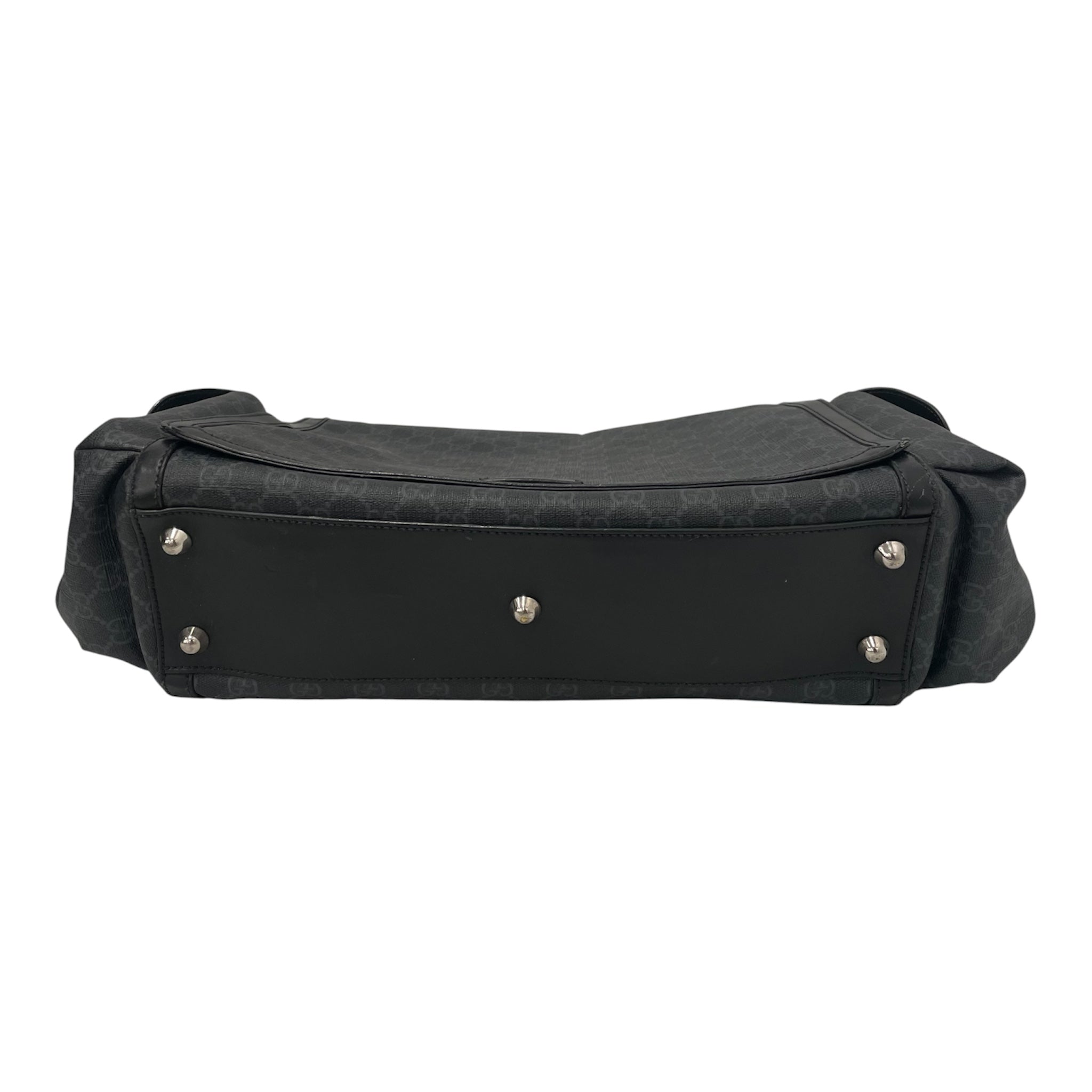 GUCCI/Cross Body Bag/Monogram/Leather/BLK/495909 525040 view 3