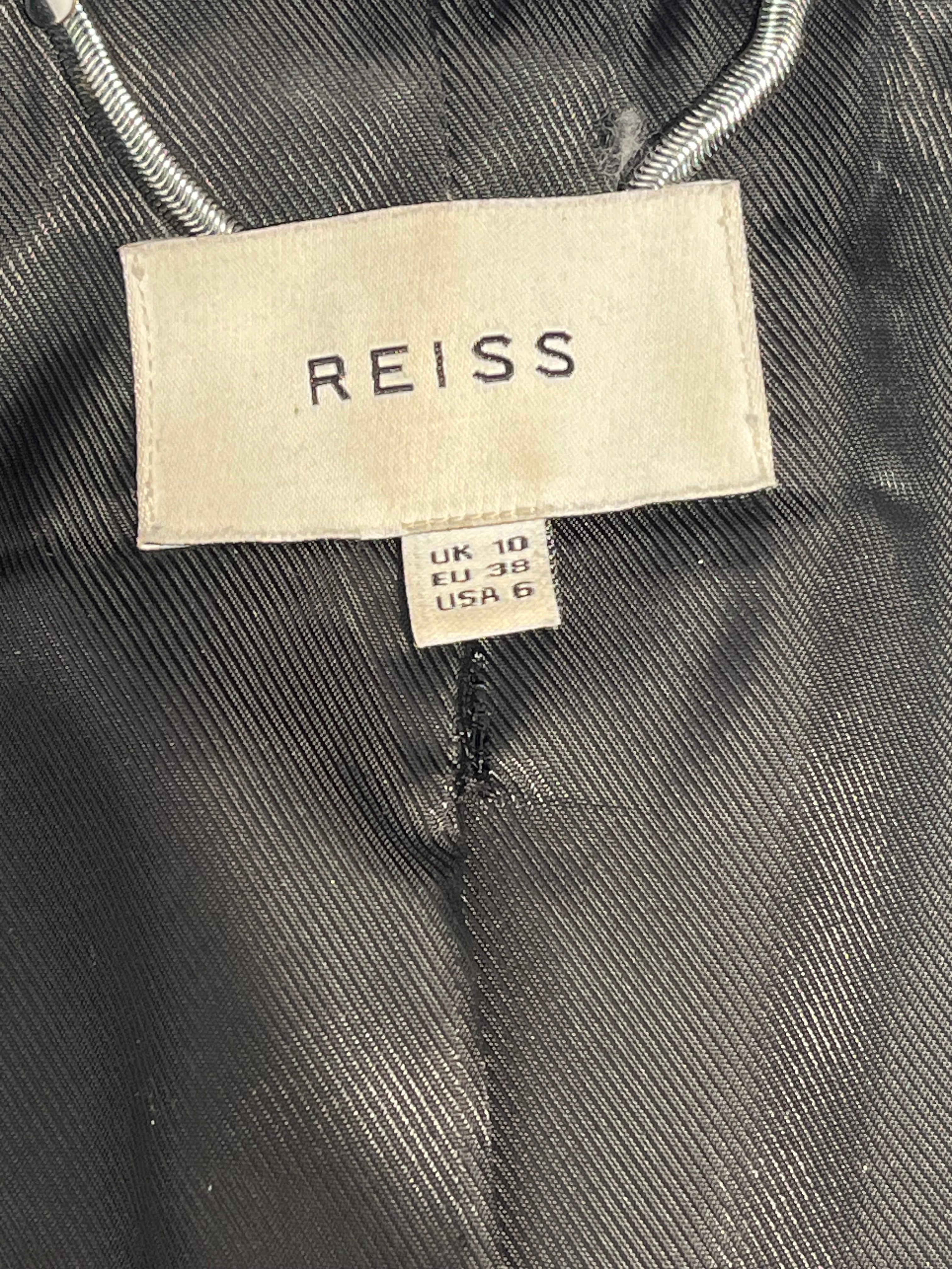 REISS/Leather Jkt/6/Leather/BLK/biker jkt view 4