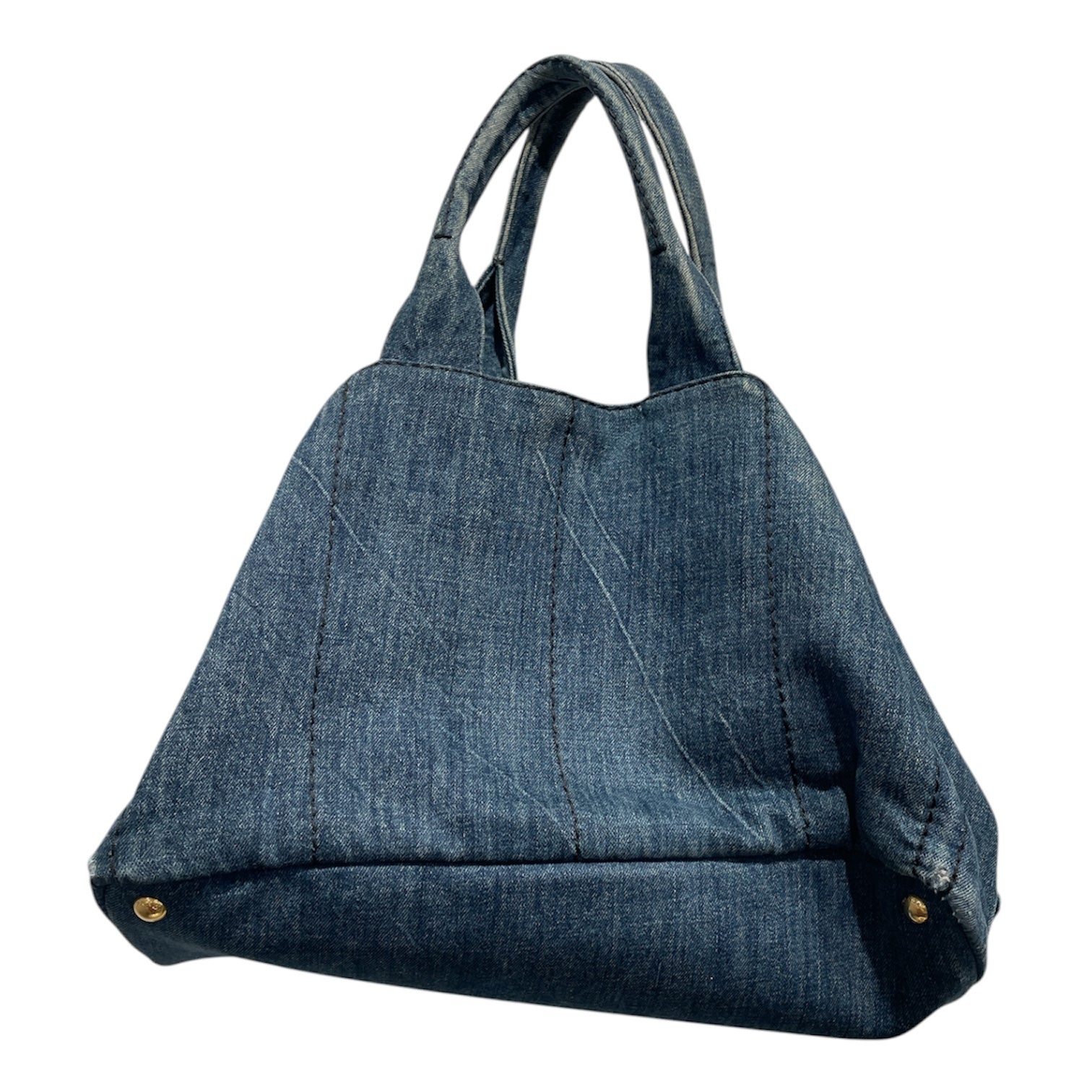 PRADA/Tote Bag/Denim/BLU/Canapa denim tote 158 view 2
