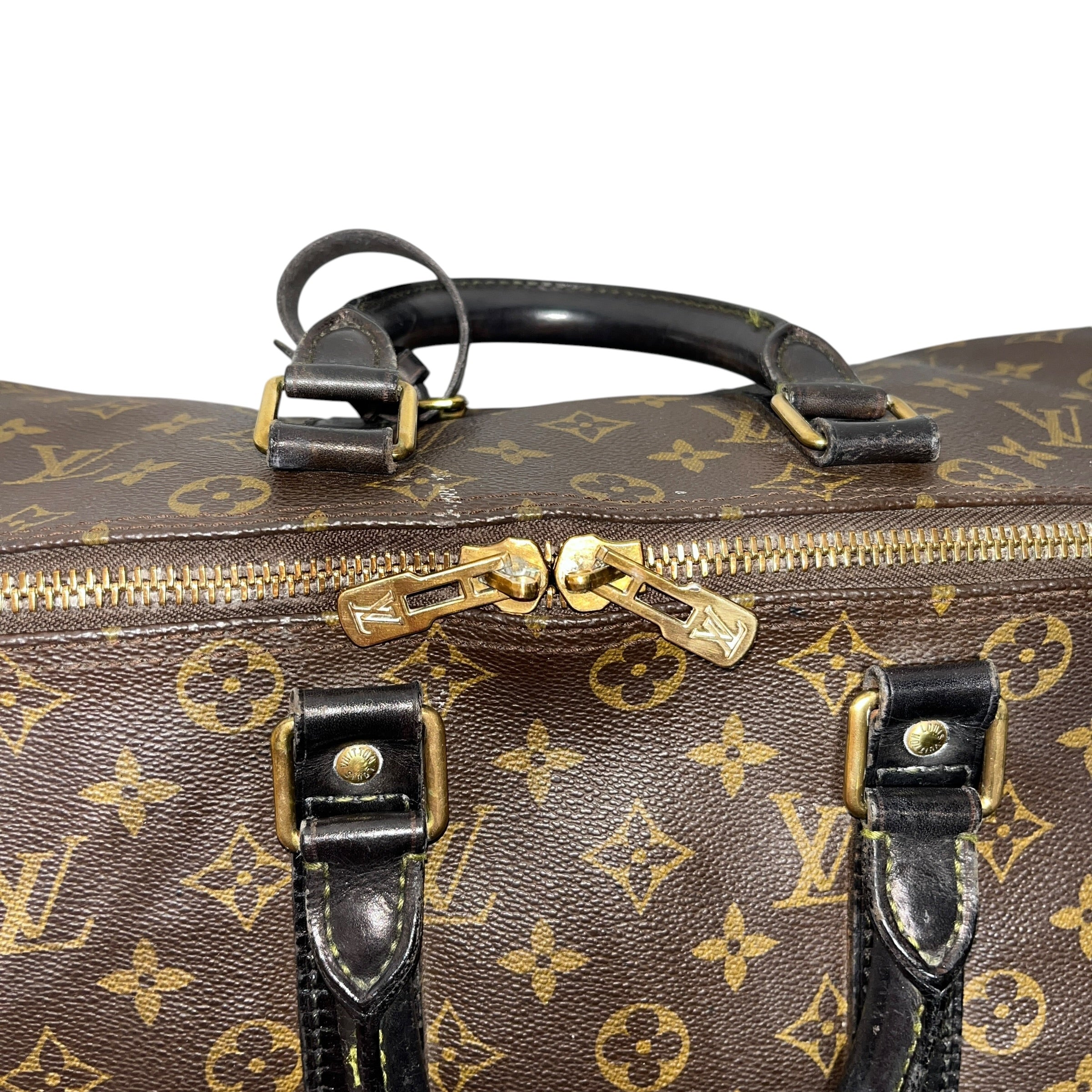 LOUIS VUITTON/Boston Bag/Monogram/Leather/BRW/KEEPALL 45 view 4