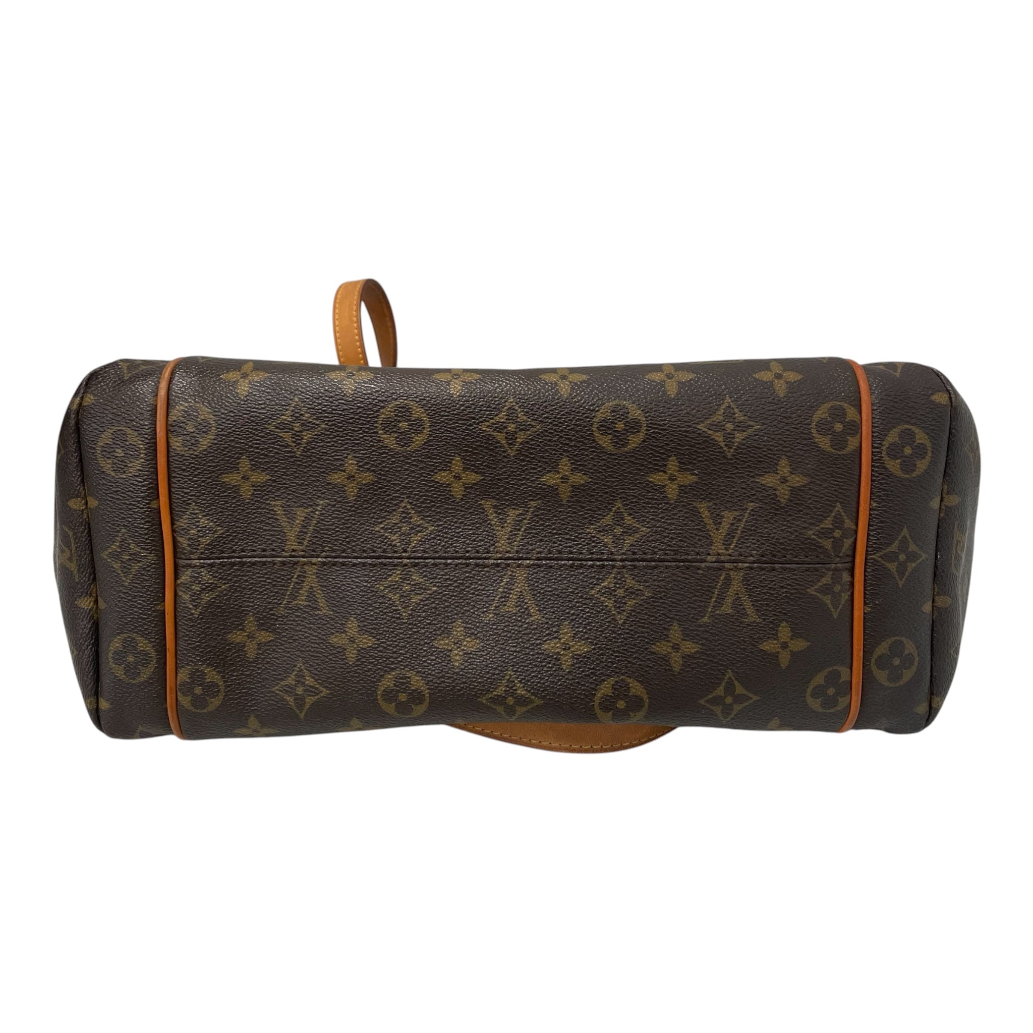 LOUIS VUITTON/Hand Bag/Monogram/Leather/CLR/2 side pockets view 3