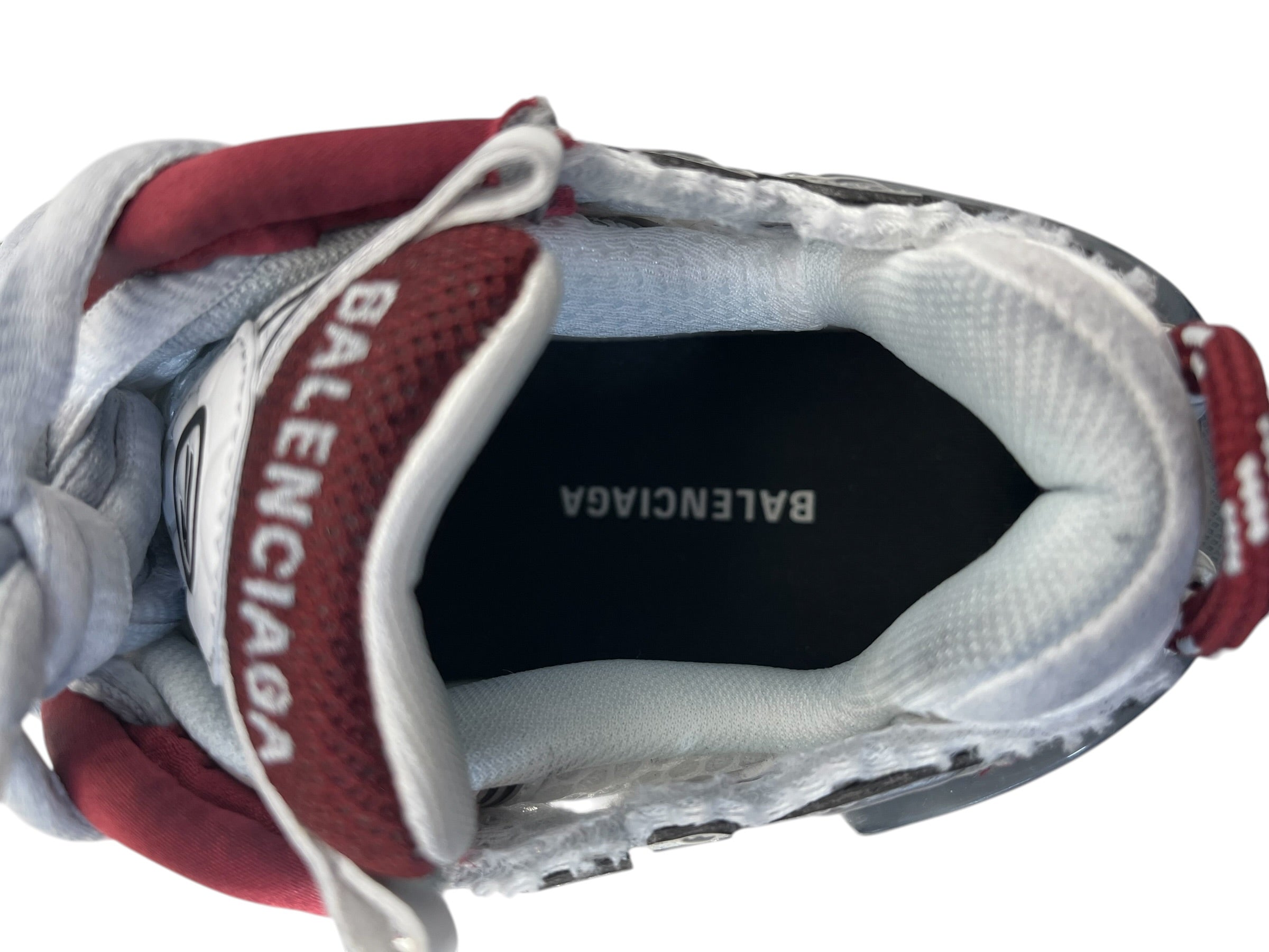 BALENCIAGA/Hi-Sneakers/EU 34/GRY/GREY AND MAROON  RUNNERS view 3